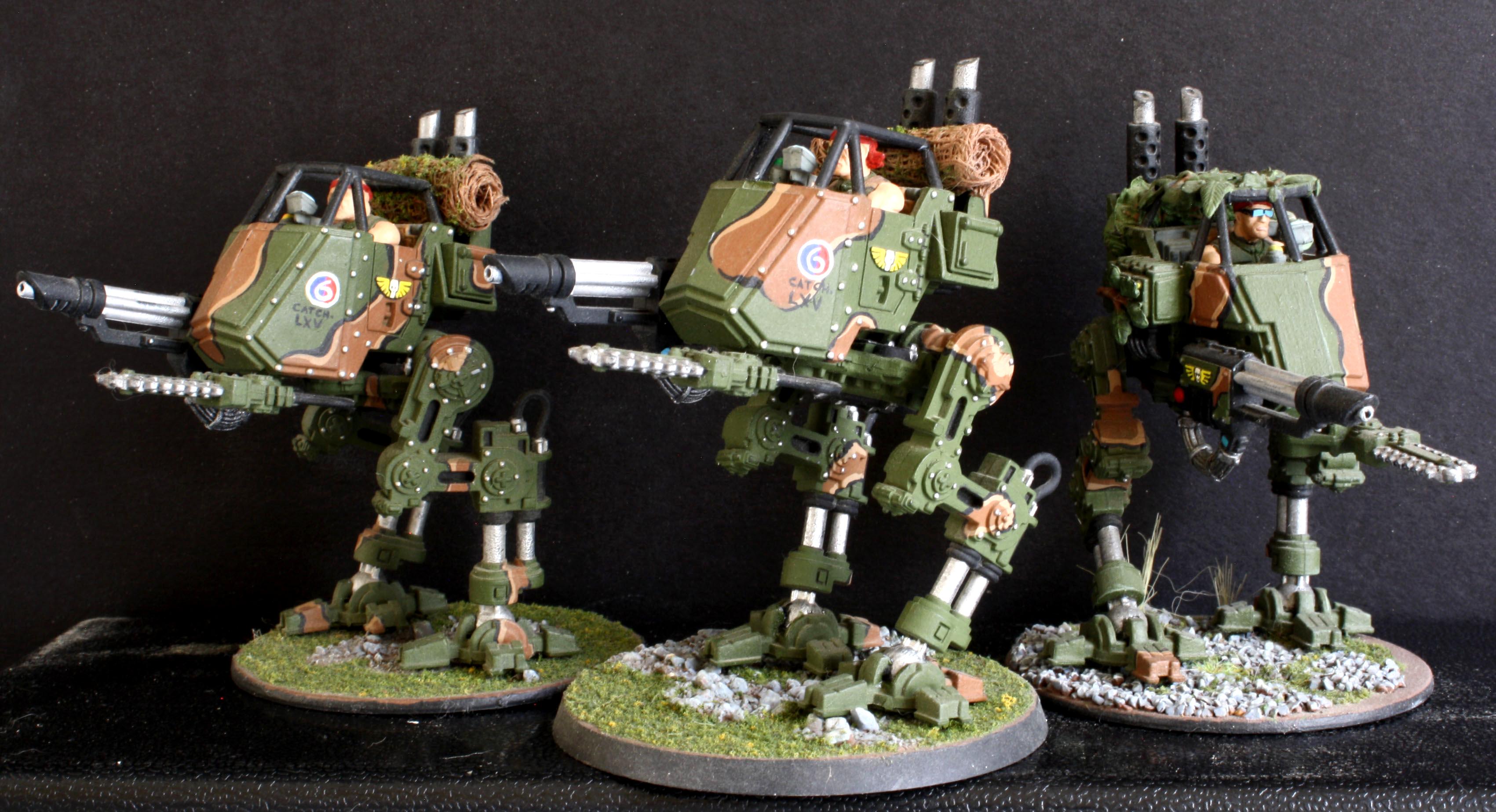 Astra Militarum, Catachan, Imperial Guard, Scout Sentinel, Sentinel Squad