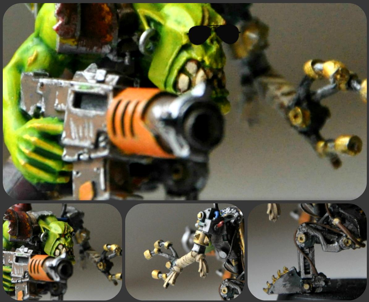 Conversion, Custom, Cyborg, Cybork, Dakka Dakka, Deathskulls, Orcs, Orks, Power Claw, Shoota, Space Ork, Waaagh, Warhammer 40,000
