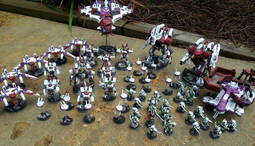 Allies, Conversion, Orks, Tau, Warhammer 40,000