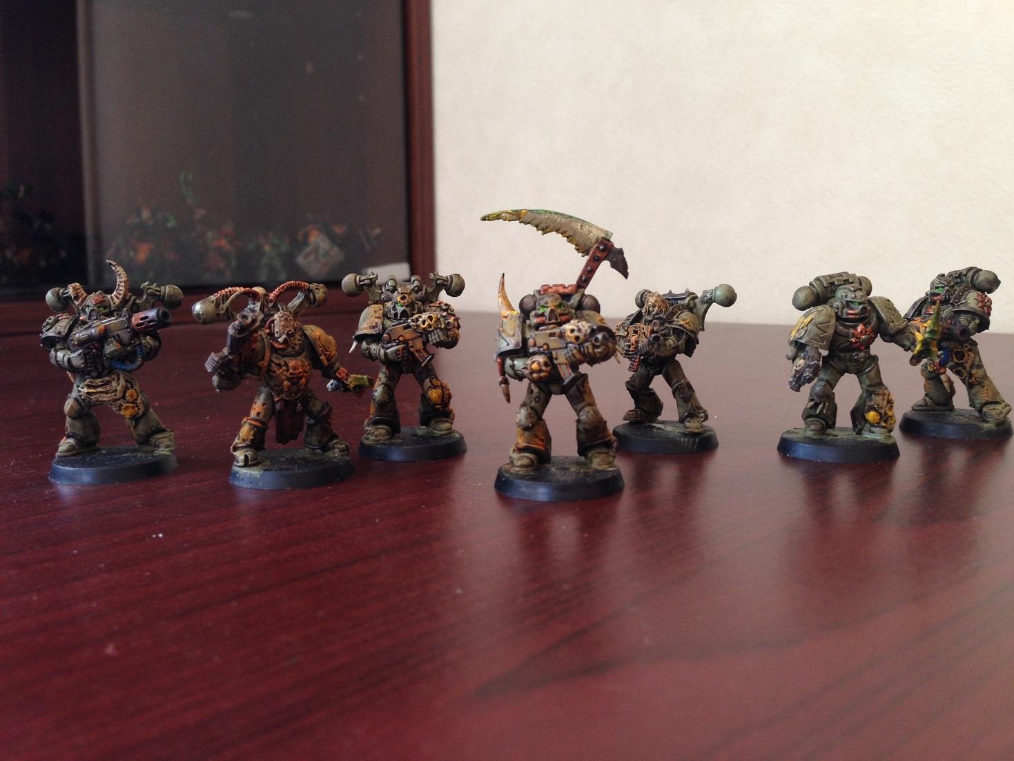 Chaos, Chaos Space Marines, Nurgle, Plague Marines, Warhammer 40,000