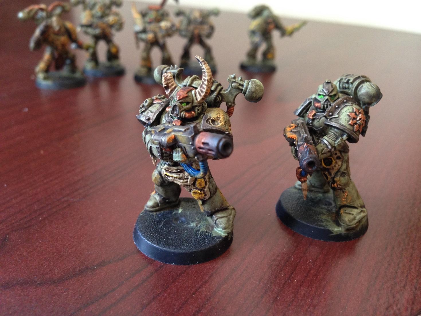 Chaos, Chaos Space Marines, Nurgle, Plague Marines, Warhammer 40,000