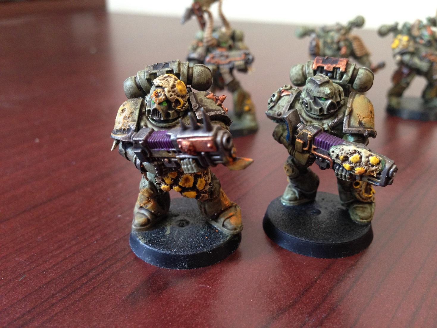 Chaos, Chaos Space Marines, Nurgle, Plague Marines, Warhammer 40,000