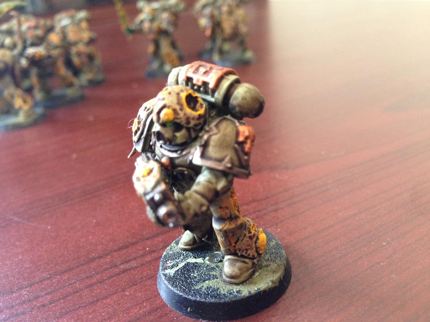 Chaos, Chaos Space Marines, Nurgle, Plague Marines, Warhammer 40,000
