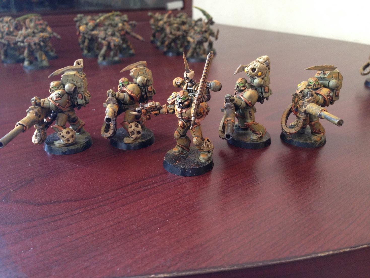 Autocannons, Chaos Space Marines, Havocs, Nurgle
