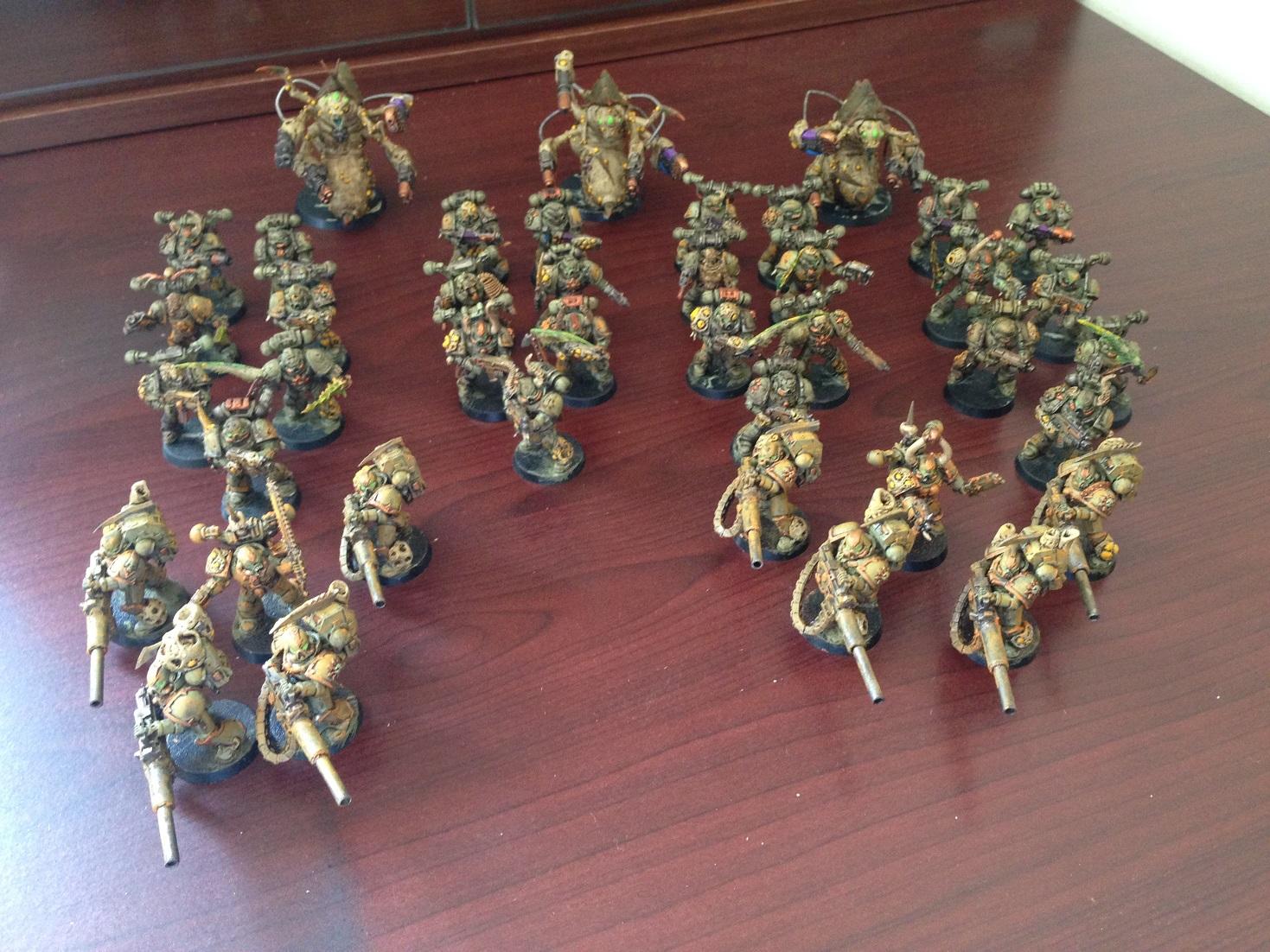 Chaos, Chaos Space Marines, Nurgle, Obliterators, Plauge Marines., Warhammer 40,000