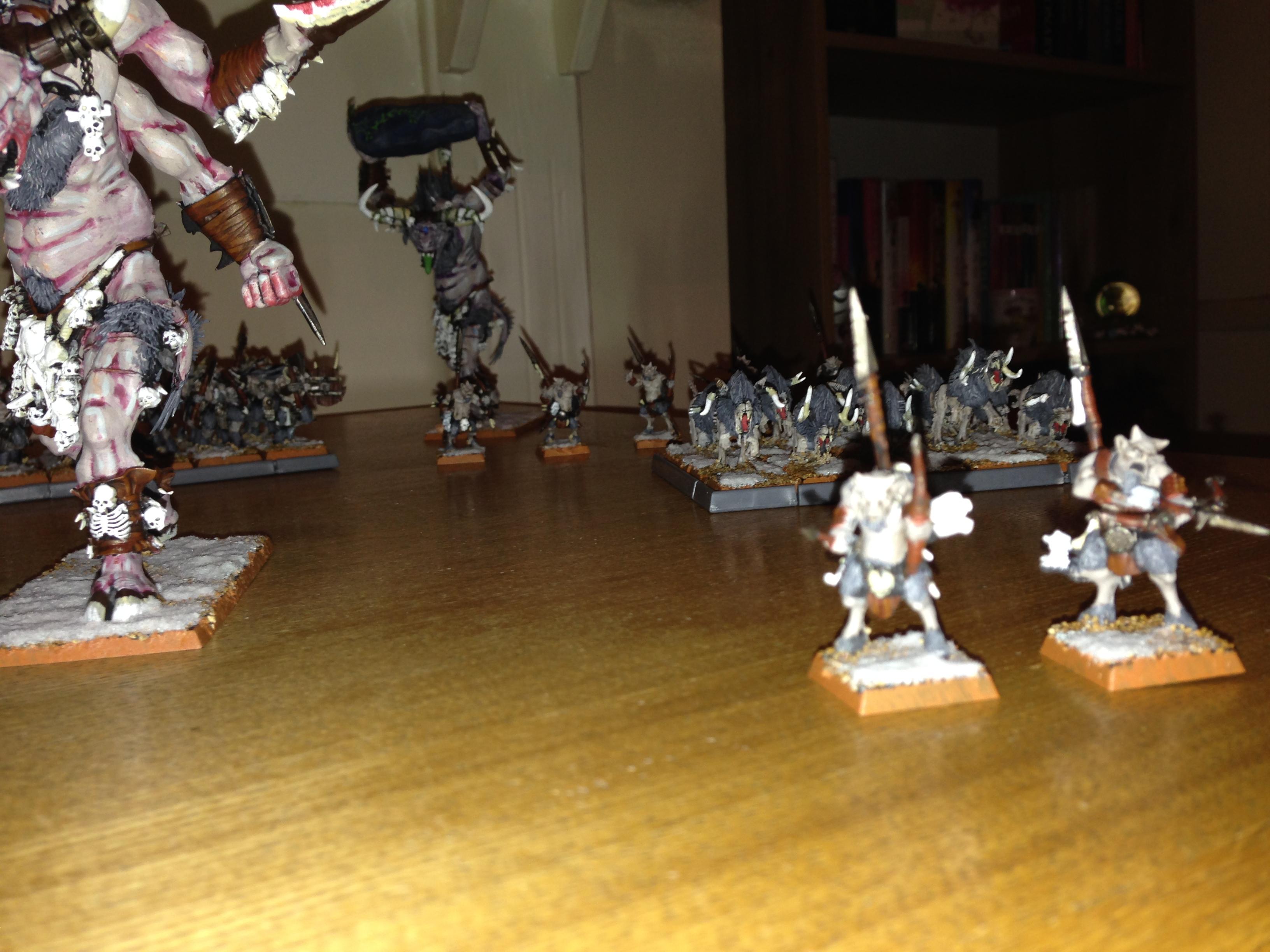 Army level of the left flank