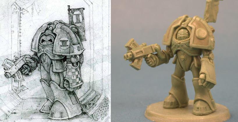 Prototype, Rogue Trader, Sculpting, Terminator Armor