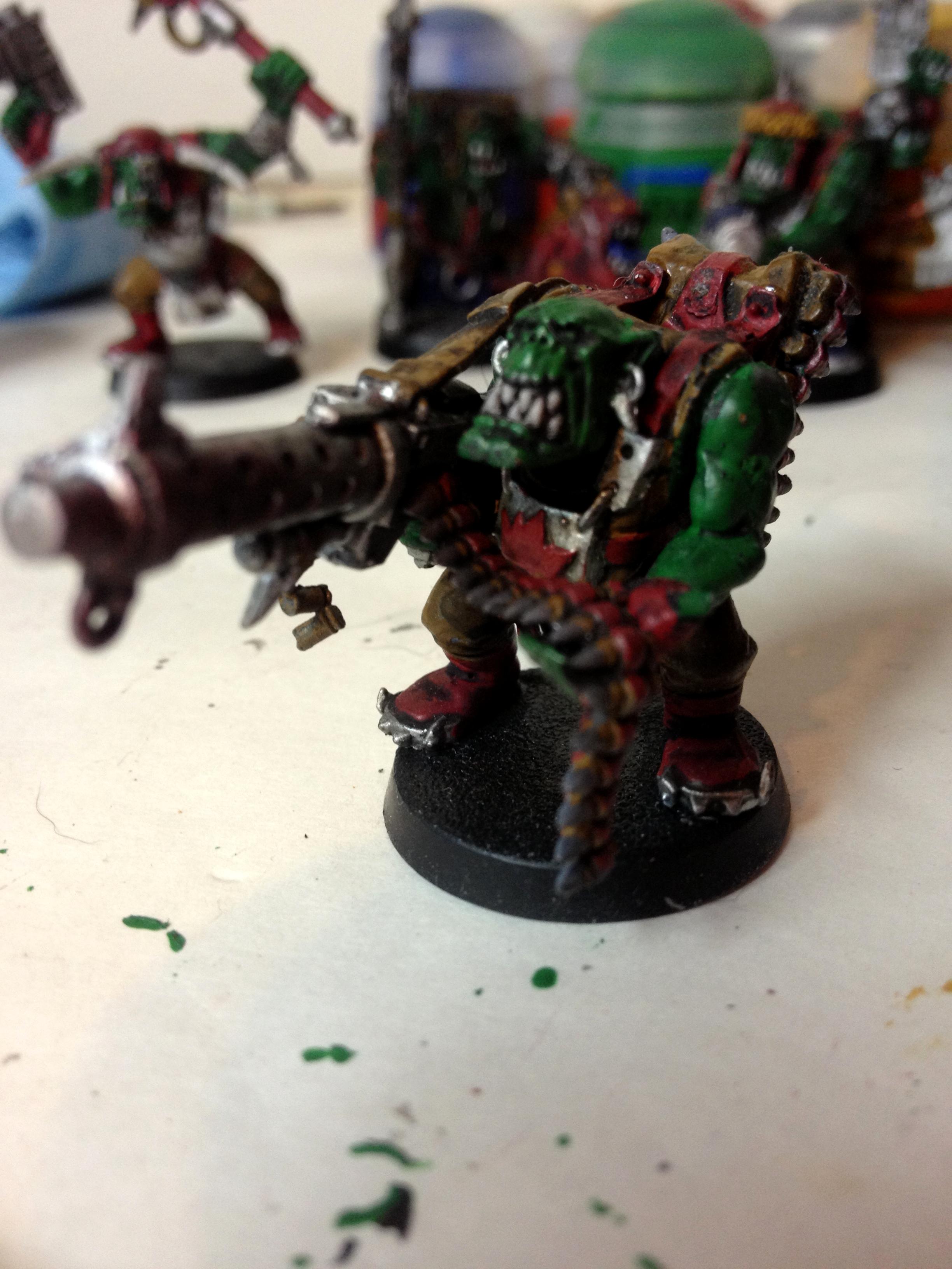 ork boy with big shoota