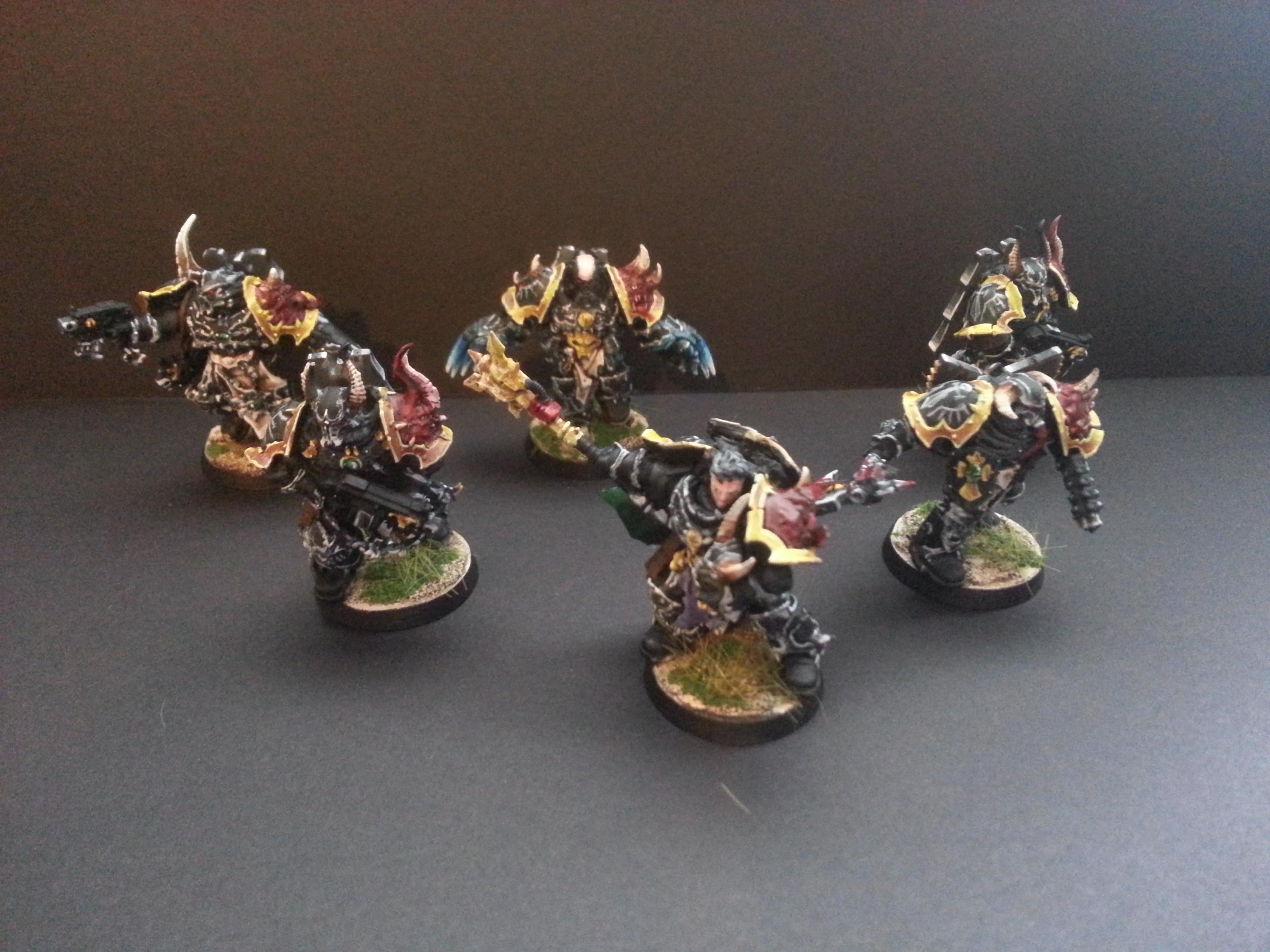 Chaos, Chaos Space Marines, Chosen, Non-Metallic Metal, Warhammer 40,000