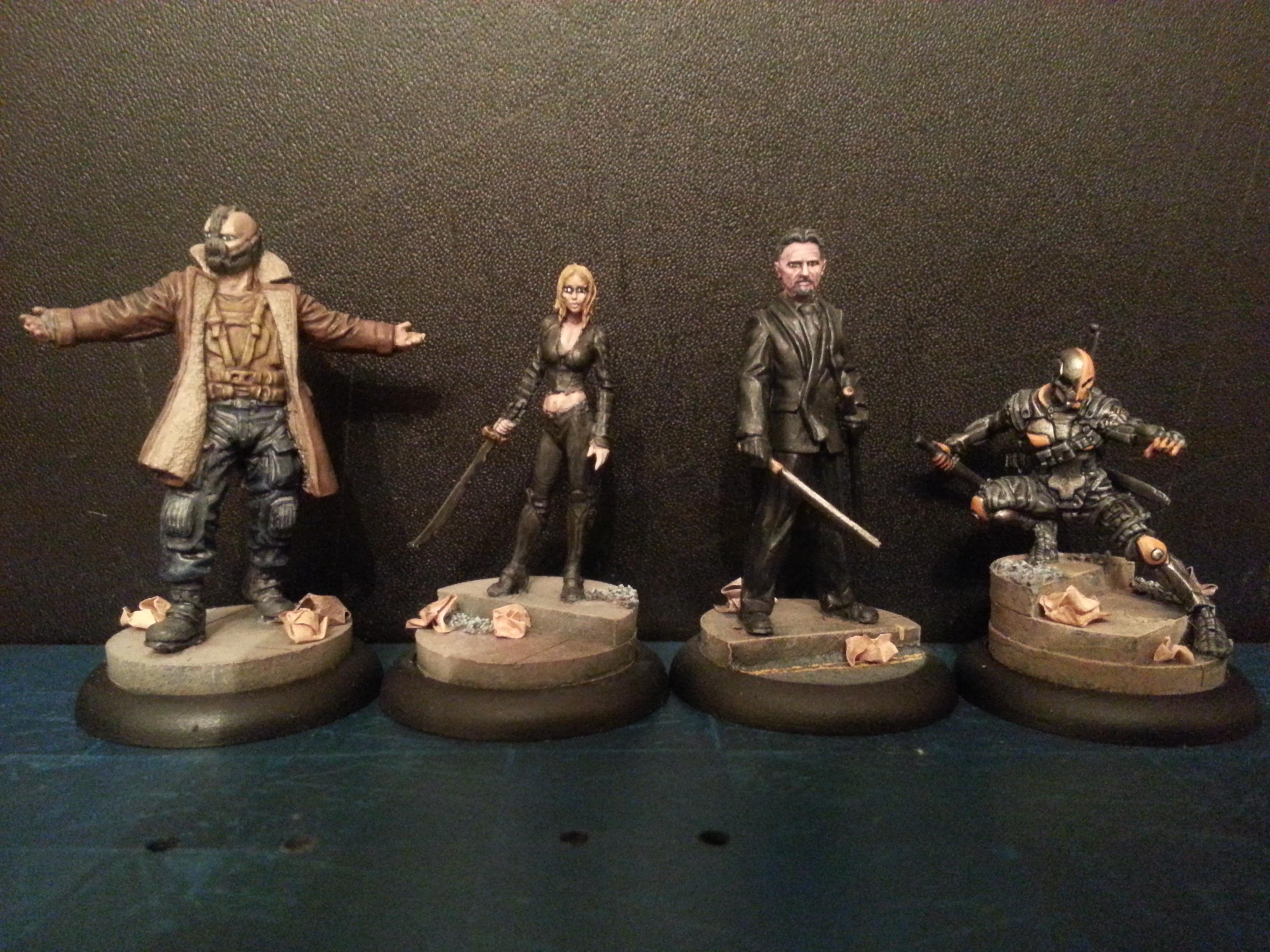 Bane, Batman, Comic, Dark, Dc, Knights, League, Miniatures, Models, Nolan, Penguin, Ras Al Ghul, Shadows