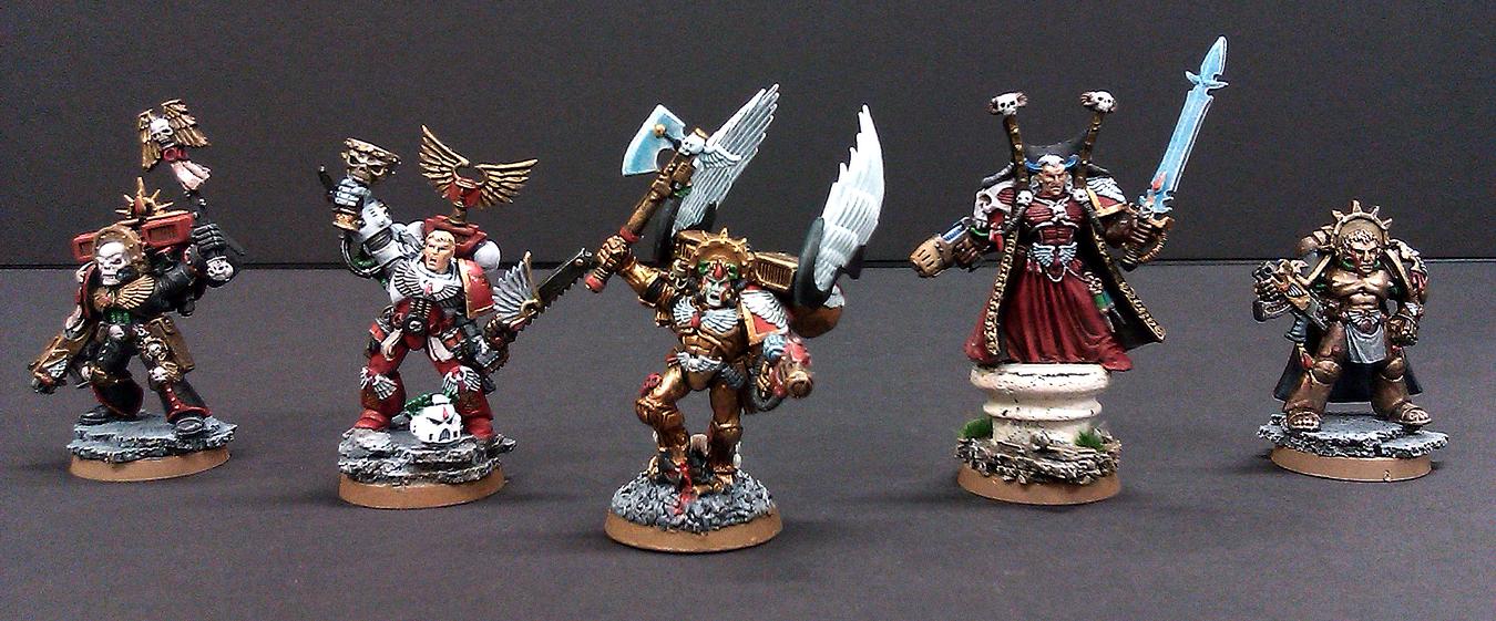 Blood Angels, Chaplain, Command, Dante, Headquarters, Mephiston, Old Models, Tycho