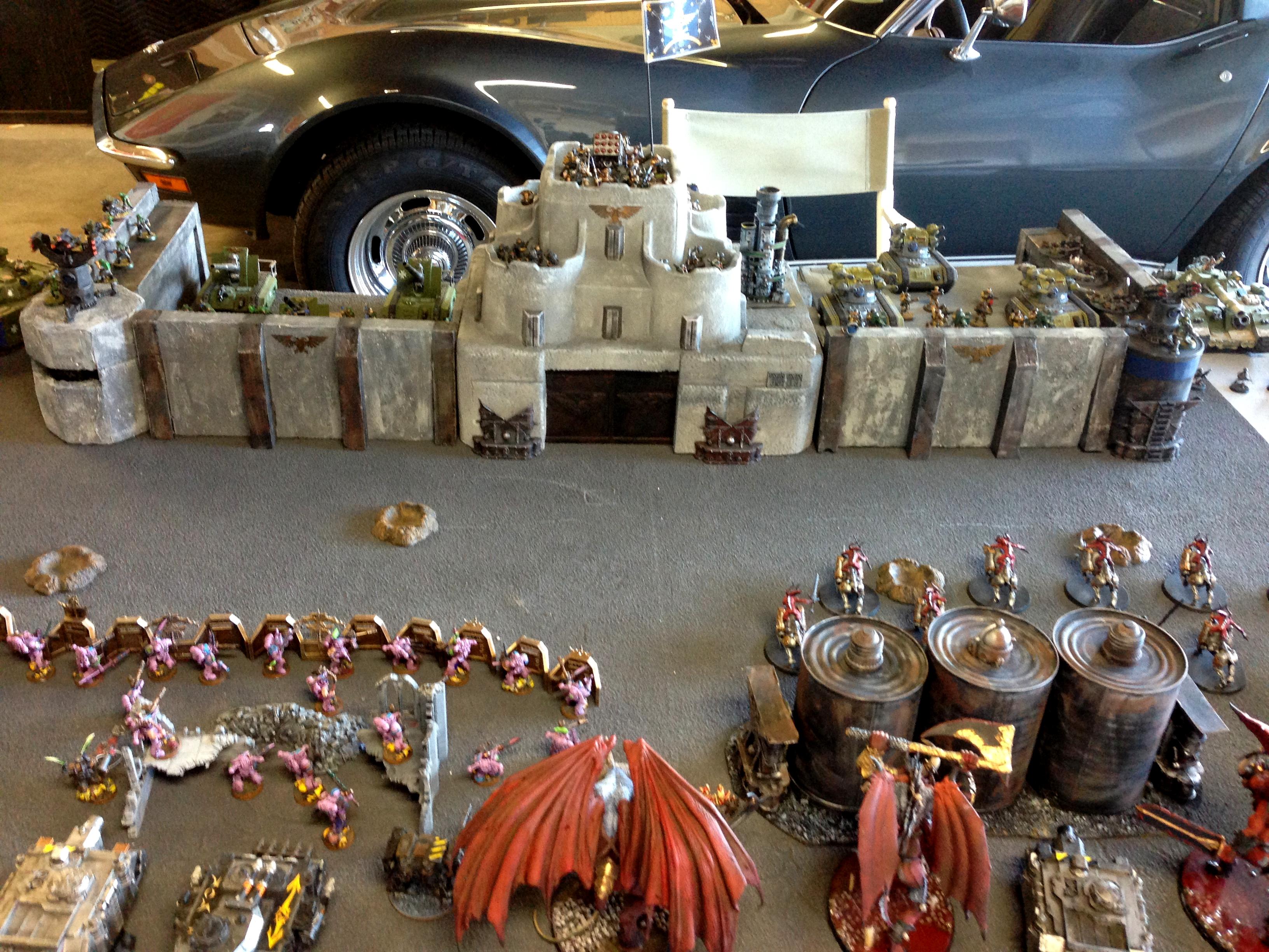 Apocalypse, Battle Report, Chaos, Chaos Space Marines, Daemons, Iron Warriors
