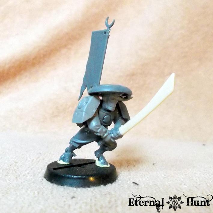 Conversion, E'do Sept, Inq28, Inquisitor, Inquisitor 28, Kitbash, Samurai, Tau, Tau Samurai, Warhammer 40,000, Work In Progress