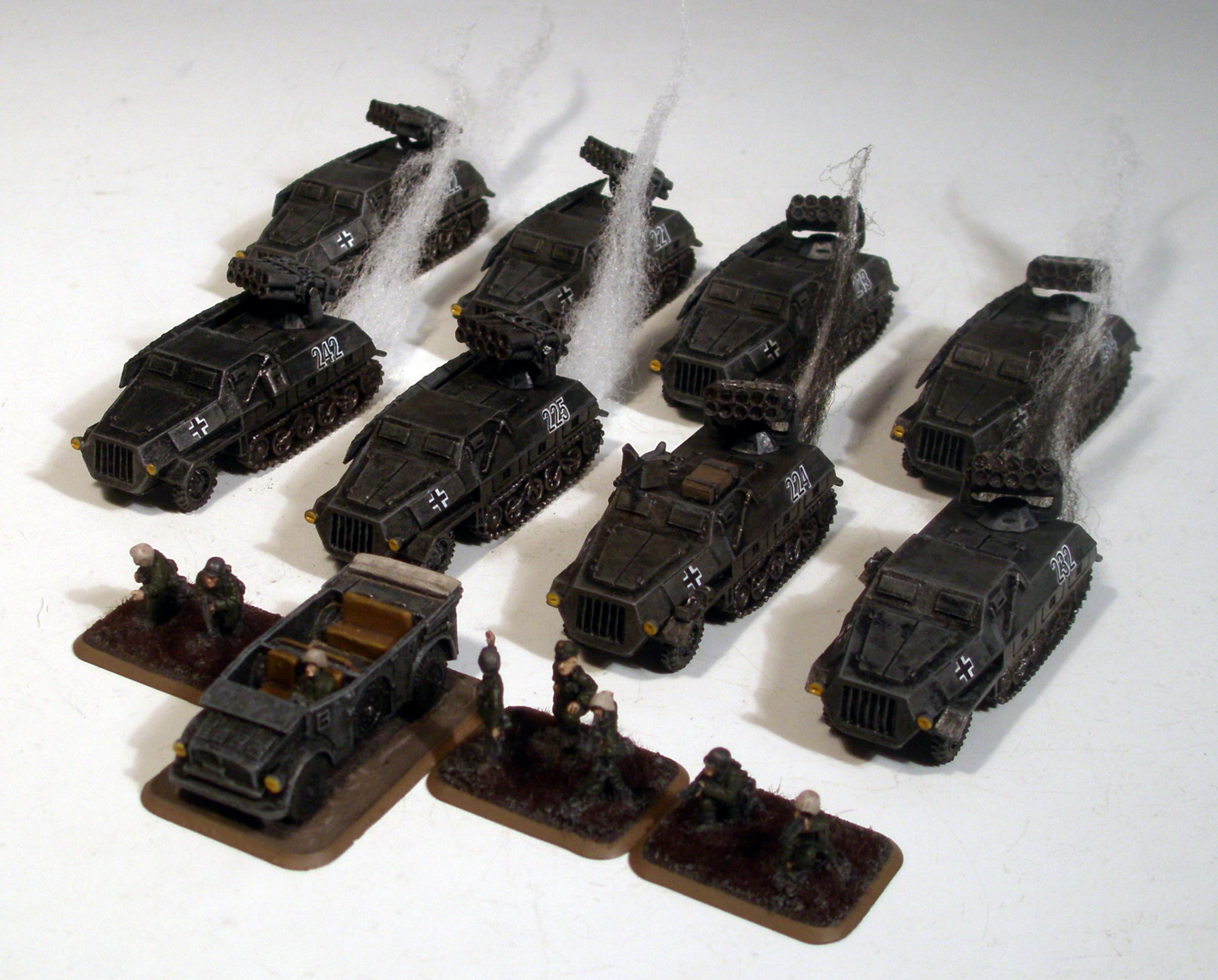 Flames Of War, Germans, Panzer, Rocket Battery