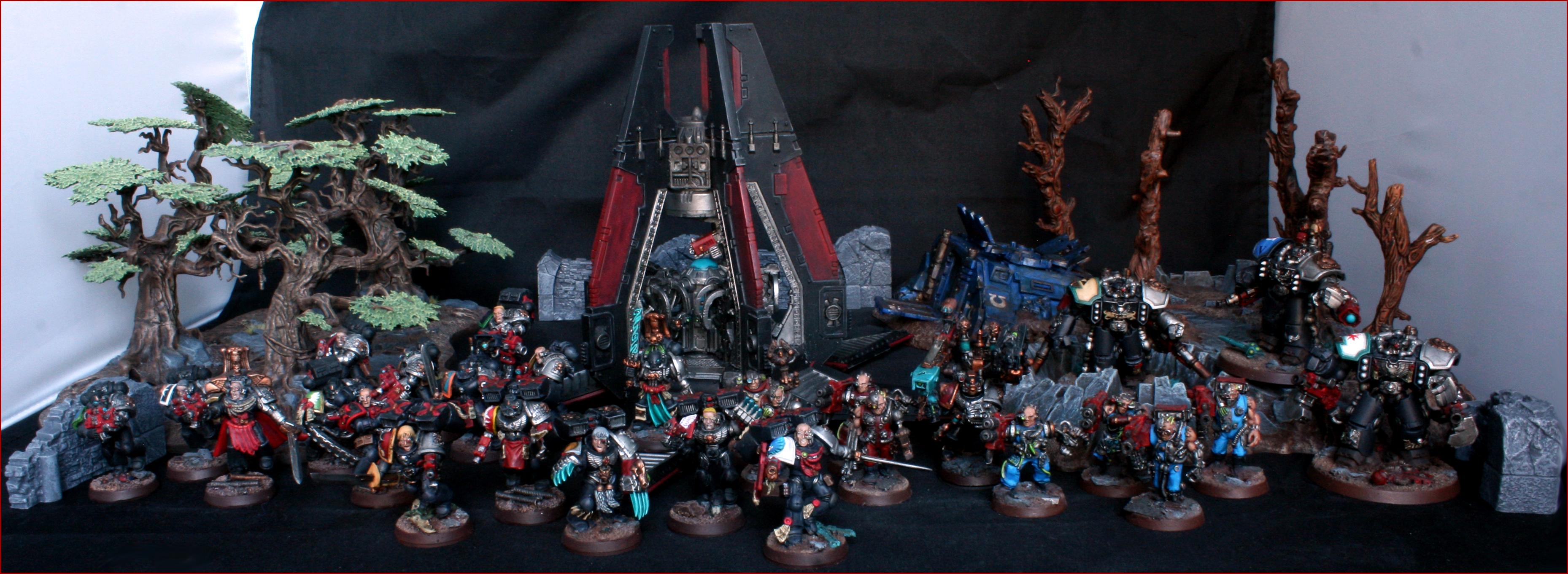 Angel, Arkaal, Blood, Centurion, Dark, Death, Drop, Pod, Servitors, Space, Space Marines, Techmarine, Ultramarines, Vanguard, Watch, Wolve