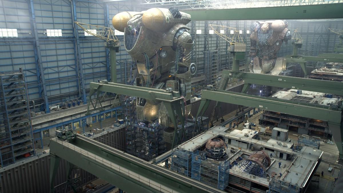 I believe the titans are from "Pacific Rim"