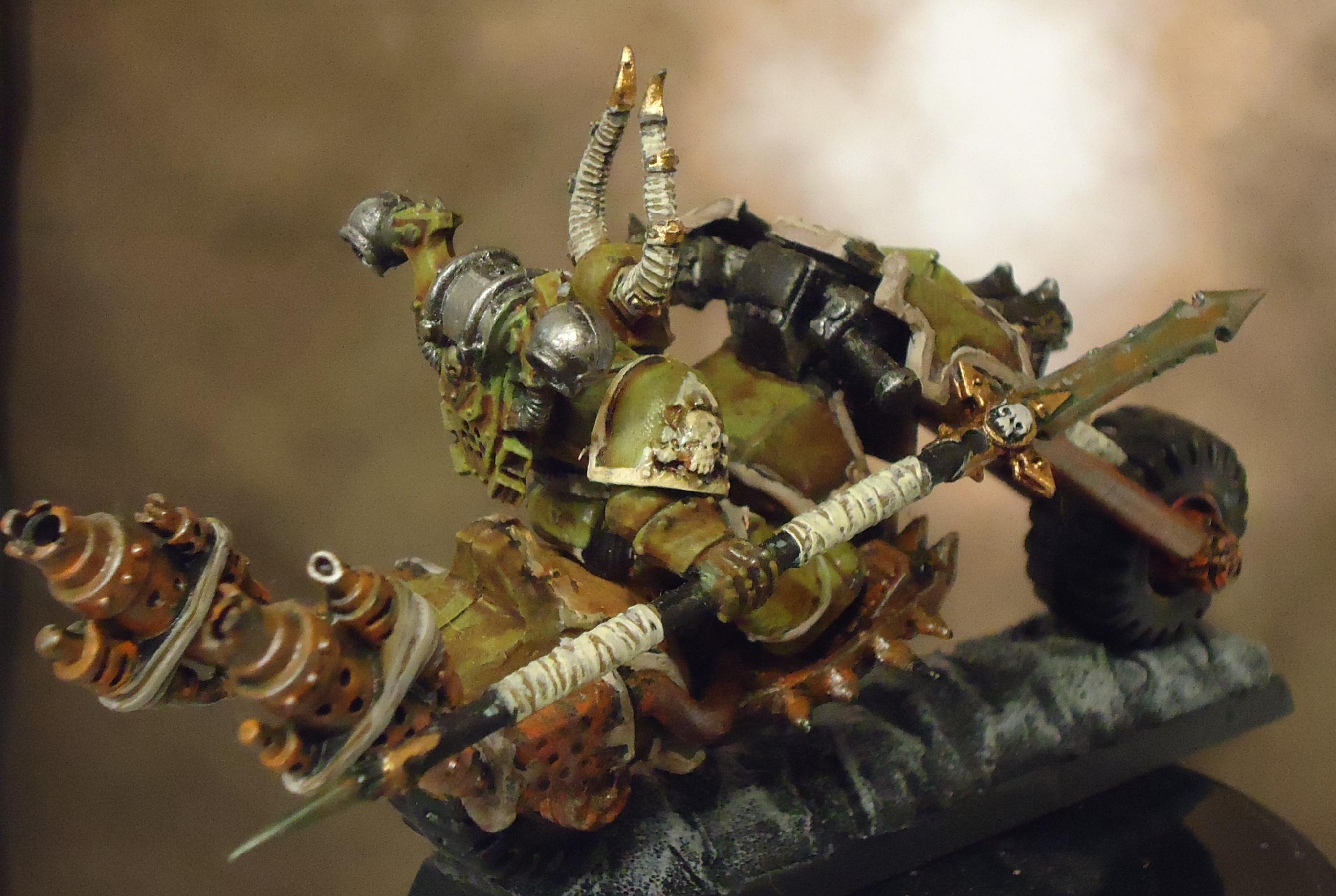Bike, Chaos Space Marines, Death Guard, Decay, Nurgle, Rust