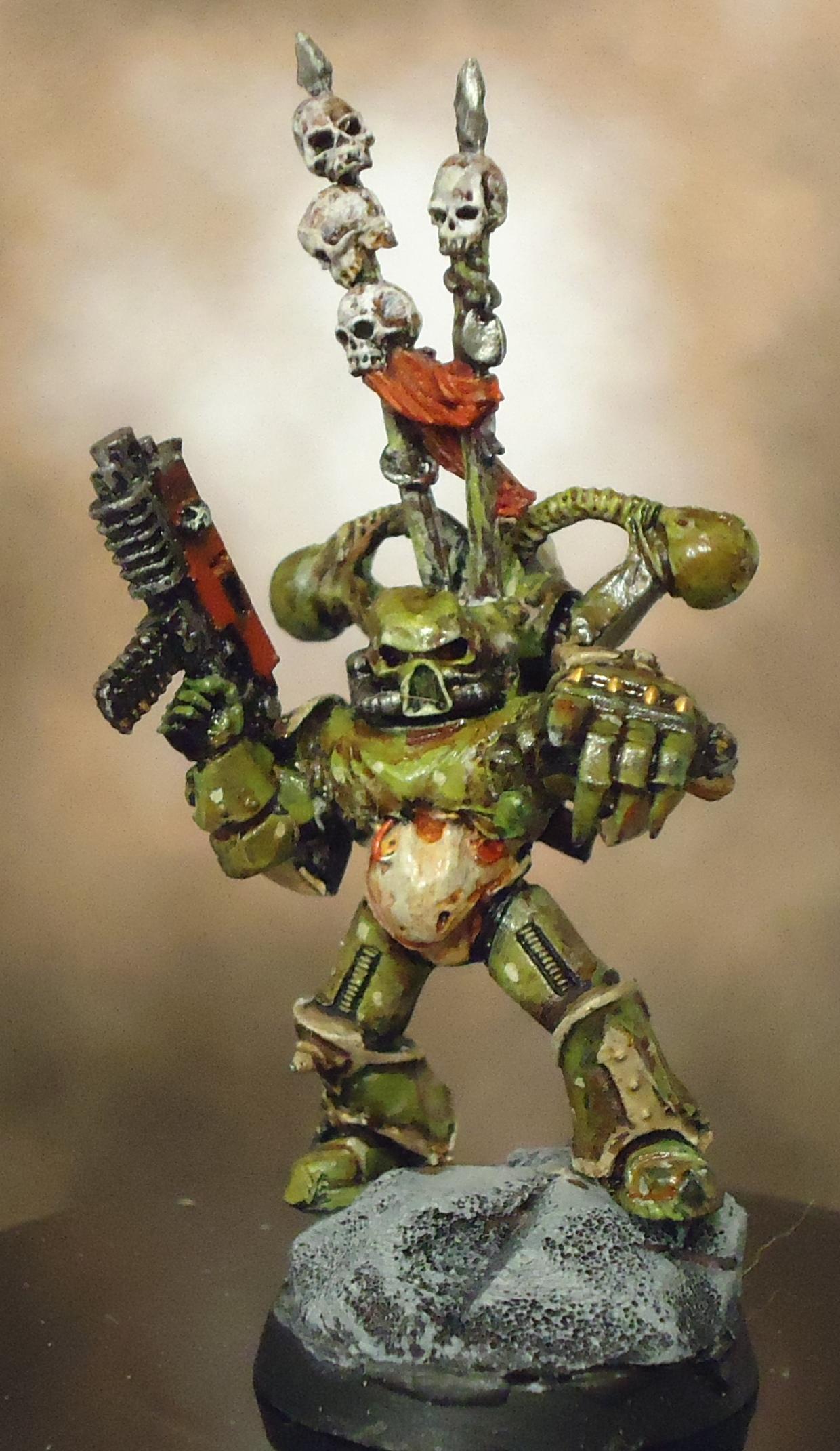 Chaos Space Marines, Death Guard, Decay, Plague Marines, Power Fist, Rot