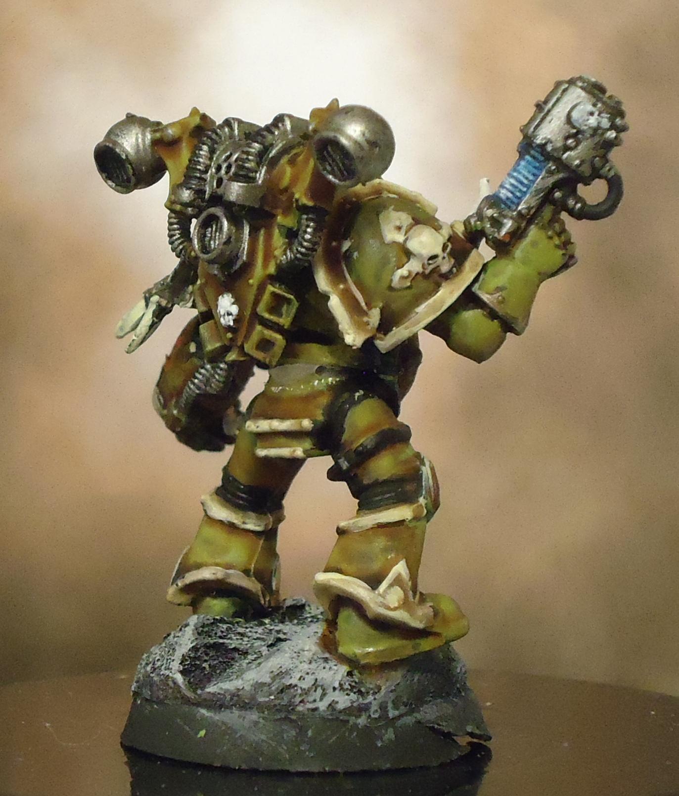 Chaos Space Marines, Death Guard, Decay, Nurgle, Plague Marines, Plasma Pistol, Rot