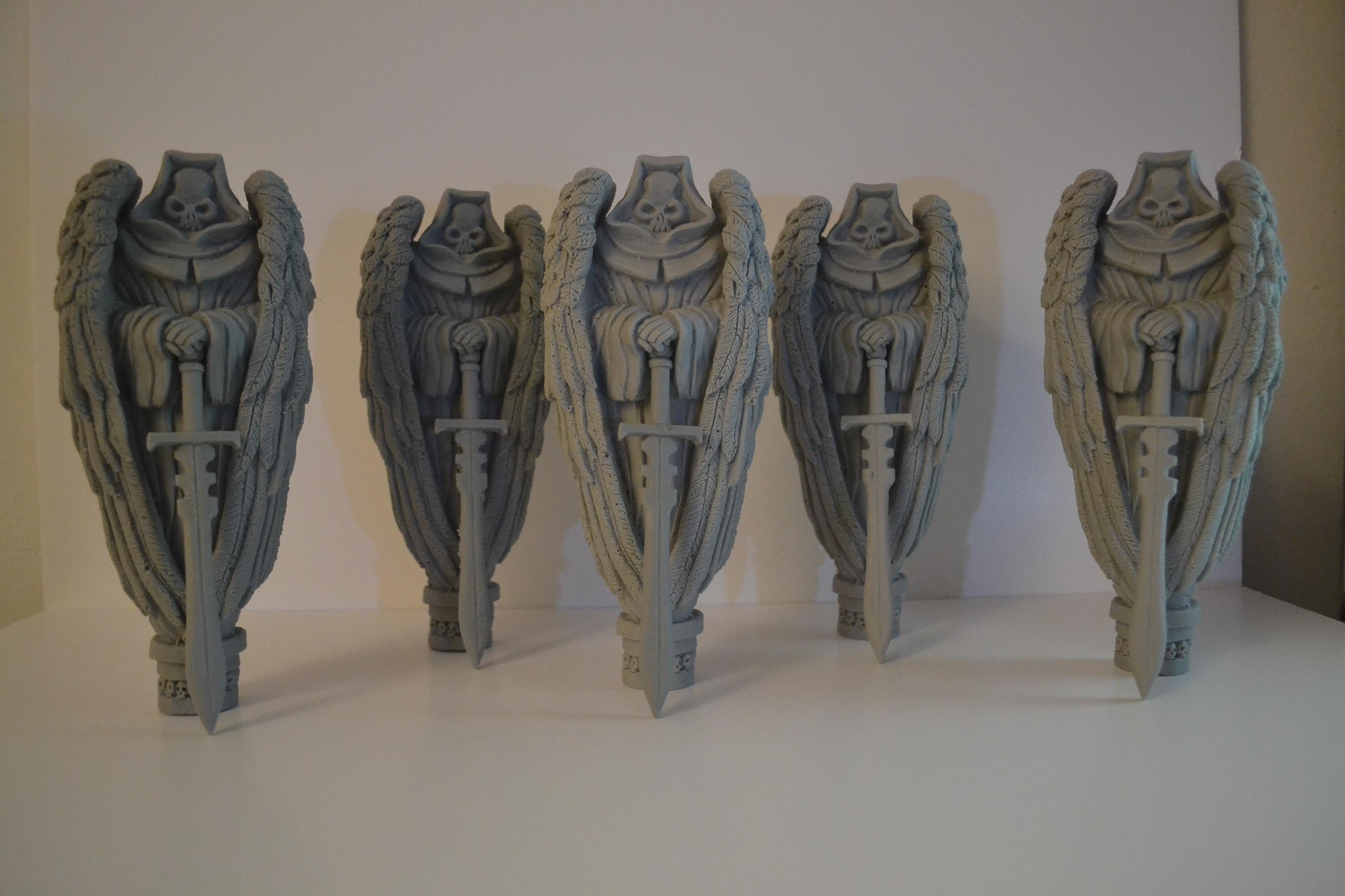 Angel, Death, Grim, Hooded, Plastic, Reaper, Resin, Sculpting, Skull, Statue, Sword, Terrain, Wargames, Warhammer 40,000, Warhammer Fantasy