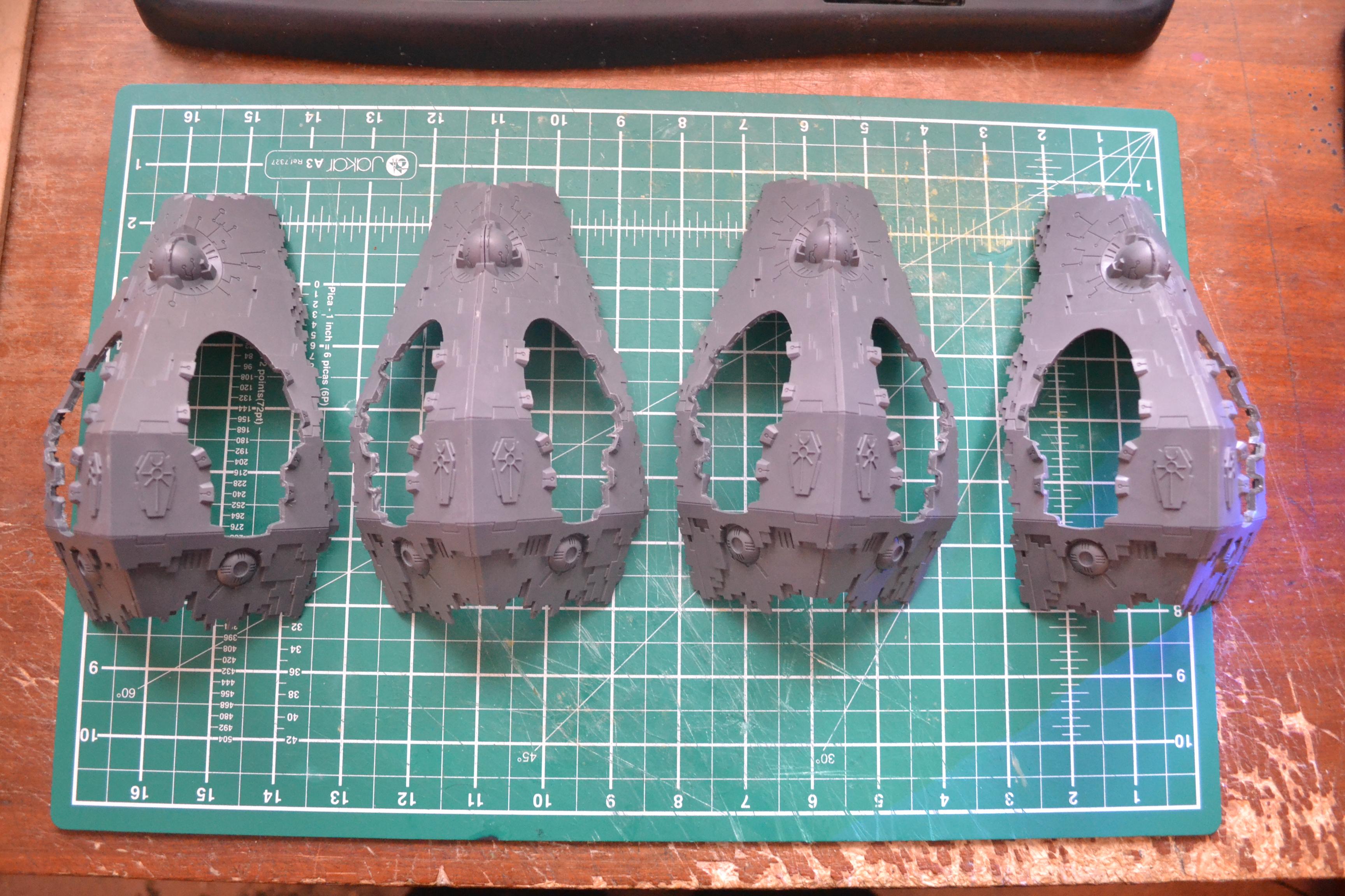 C'tan, Canoptek, Conversion, Guardians, Leach, Monolith, Necrons, Nightbringer, Pyramid, Sculpting, Tesseract Vault, Warhammer 40,000, Warhammer Fantasy