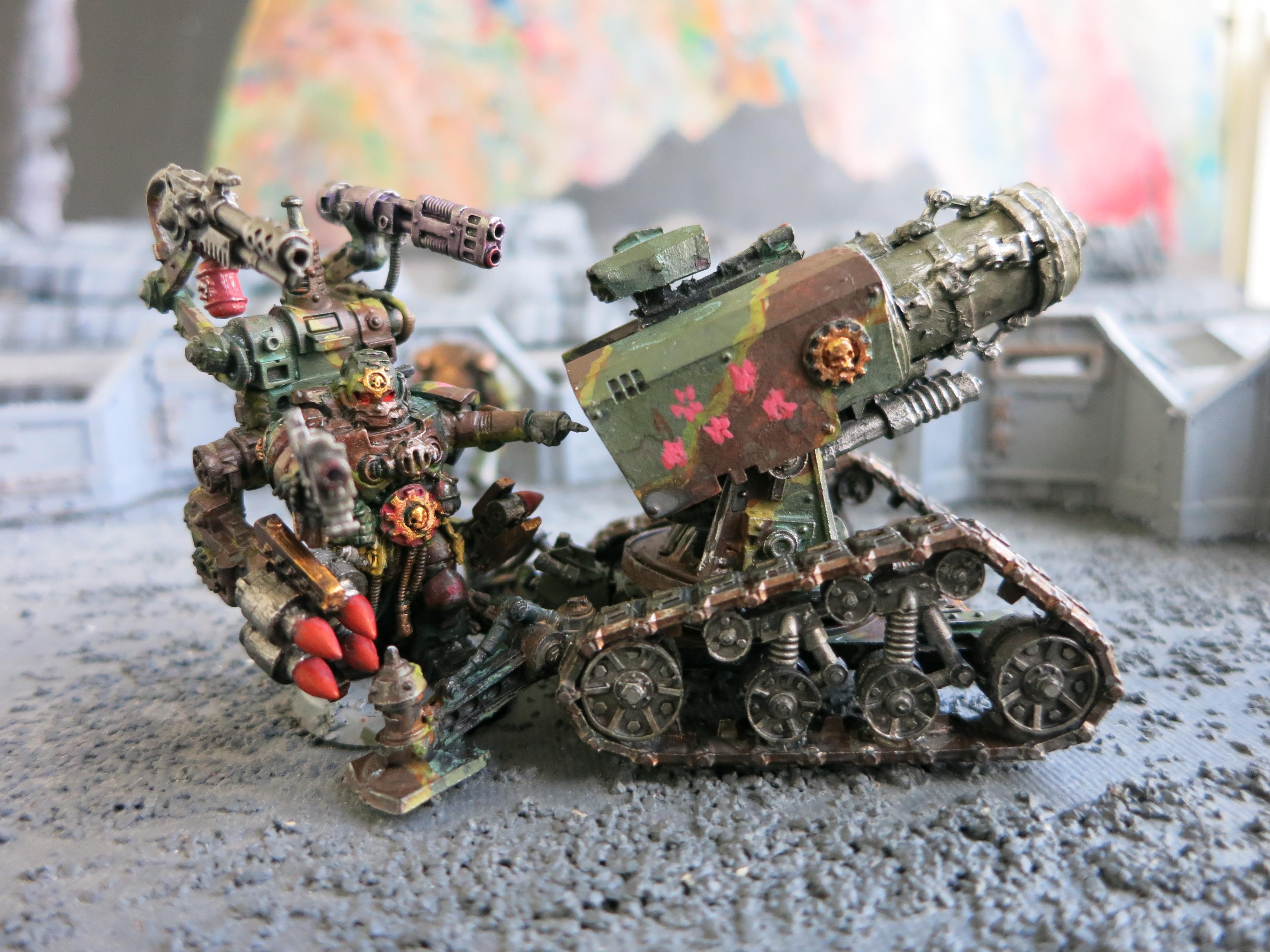 Camouflage, Servo Harness, Techmarine, Thunderfire Cannon