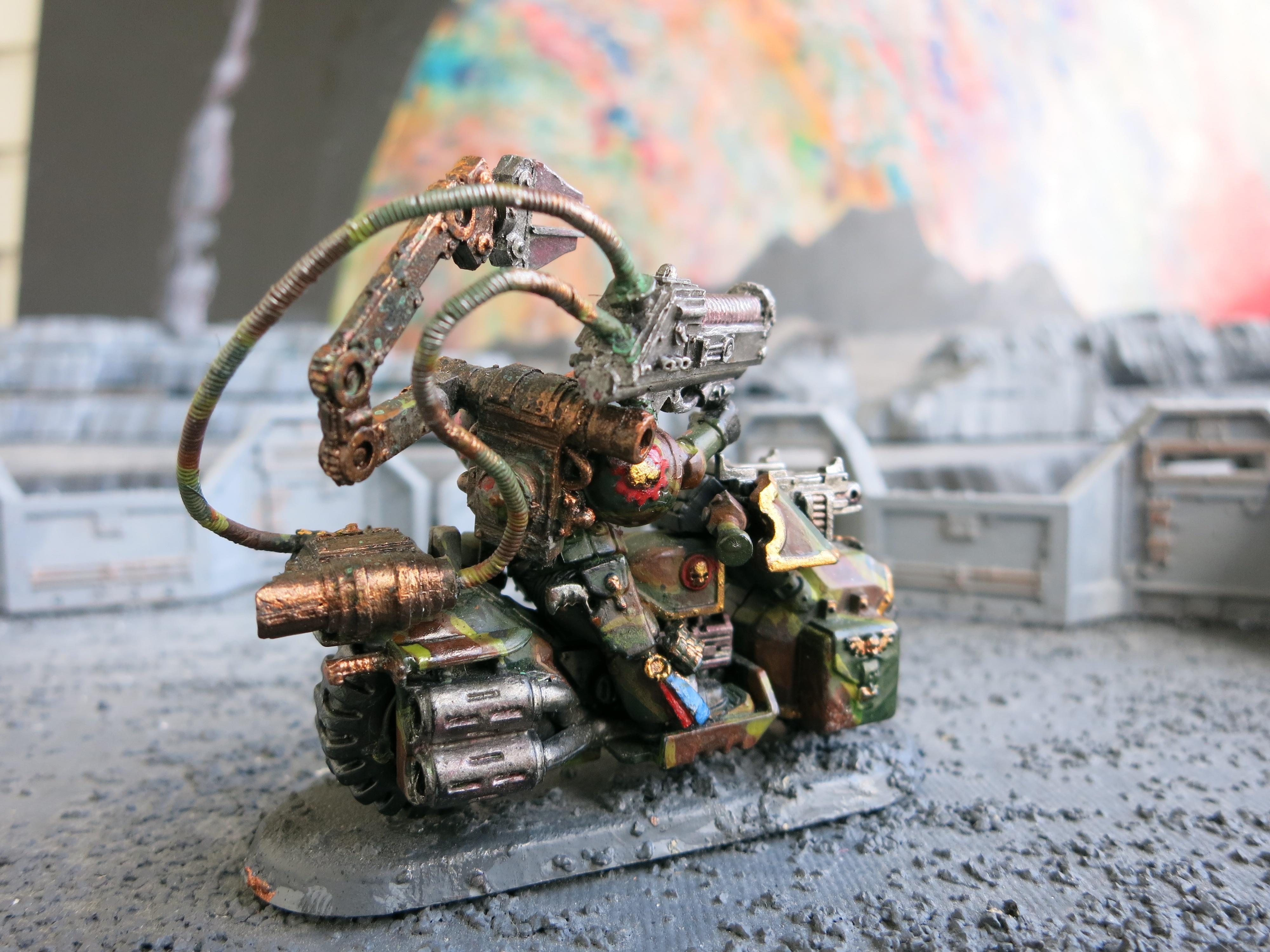 Bike, Camouflage, Conversion Beamer, Master Of The Forge, Space Marines