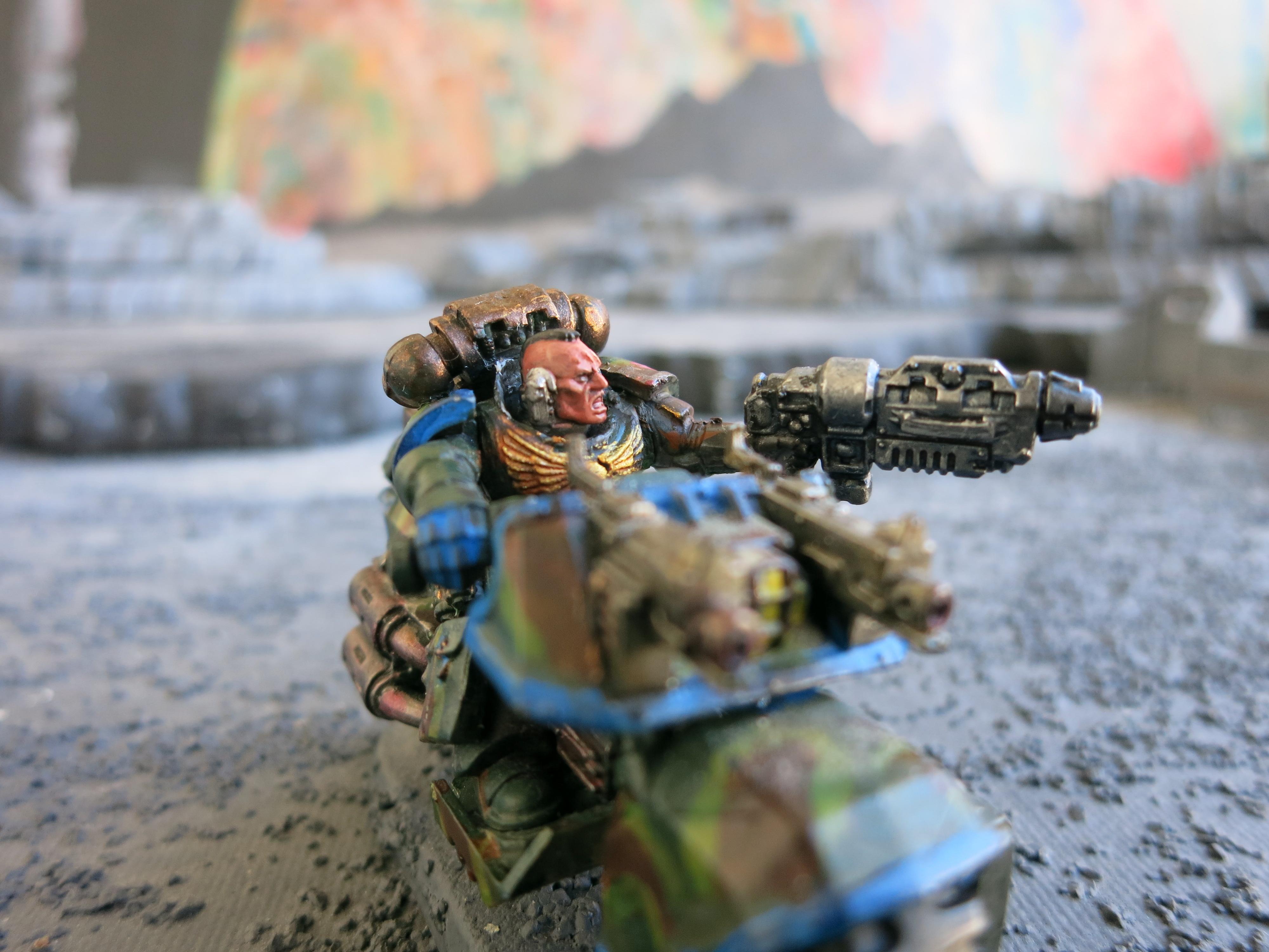 Bike, Camouflage, Grav Gun
