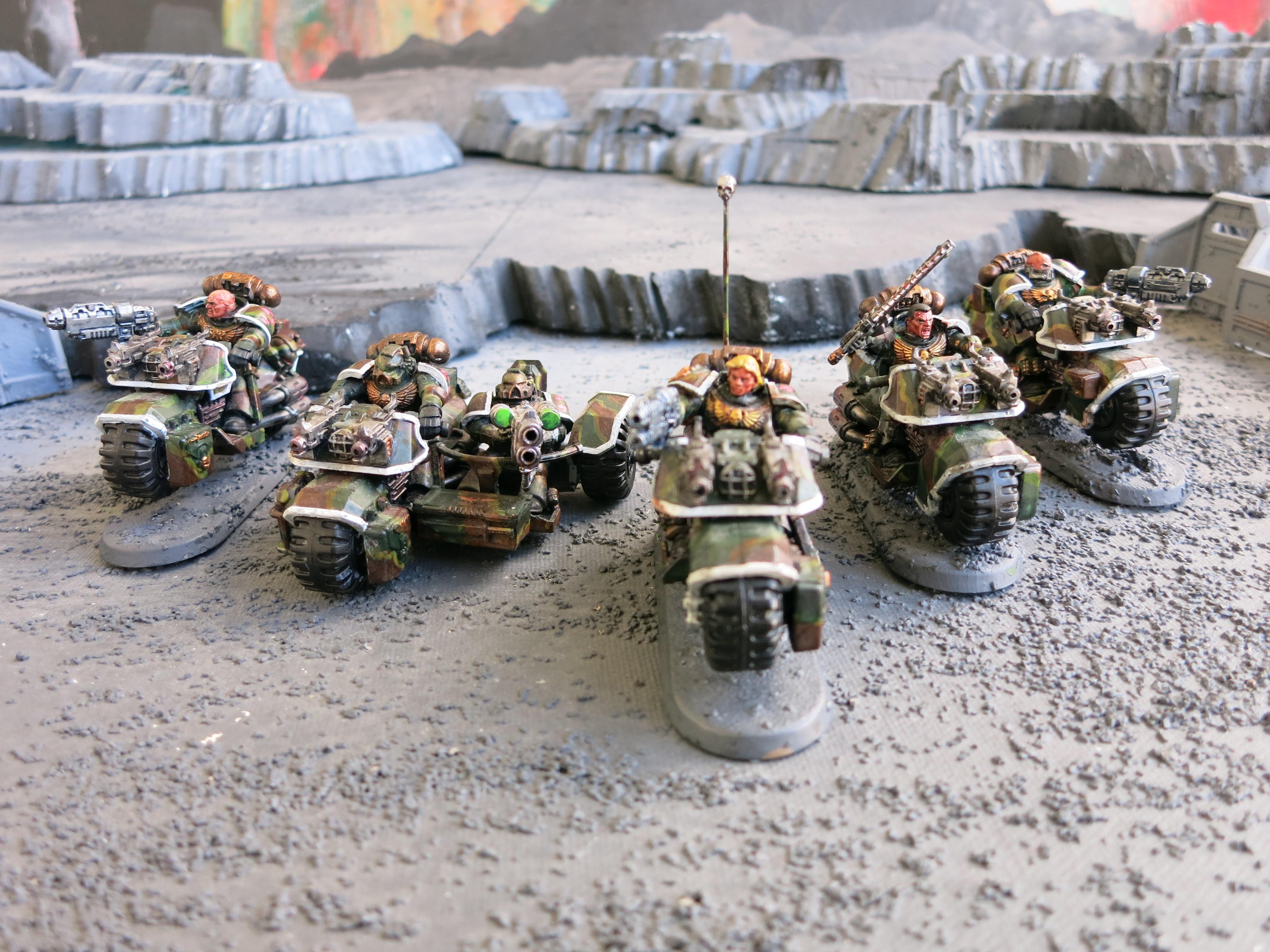 Astartes, Bike, Camouflage, Firstborn, Imperial, Space Marines