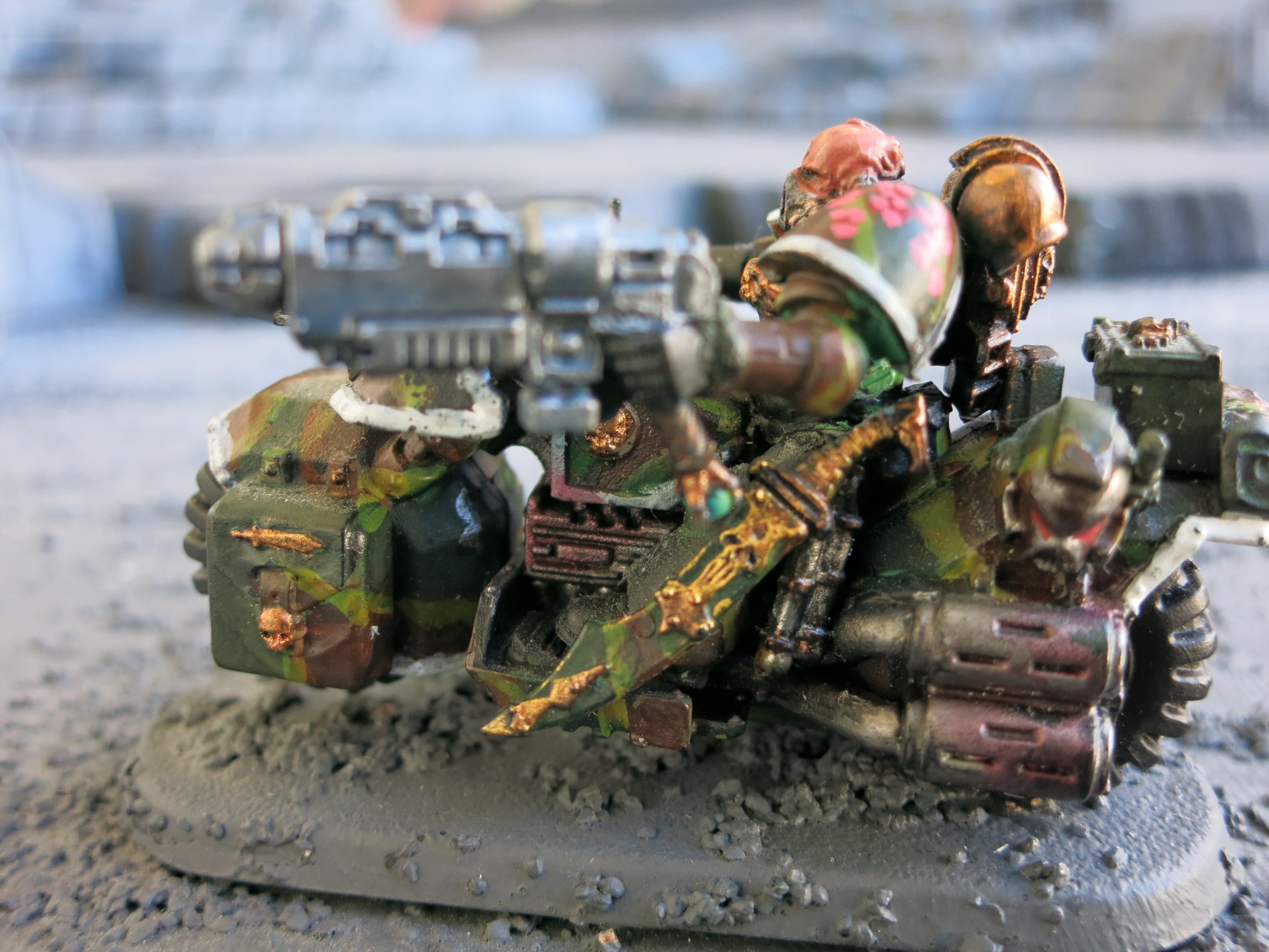 Bike, Camouflage, Grav Gun