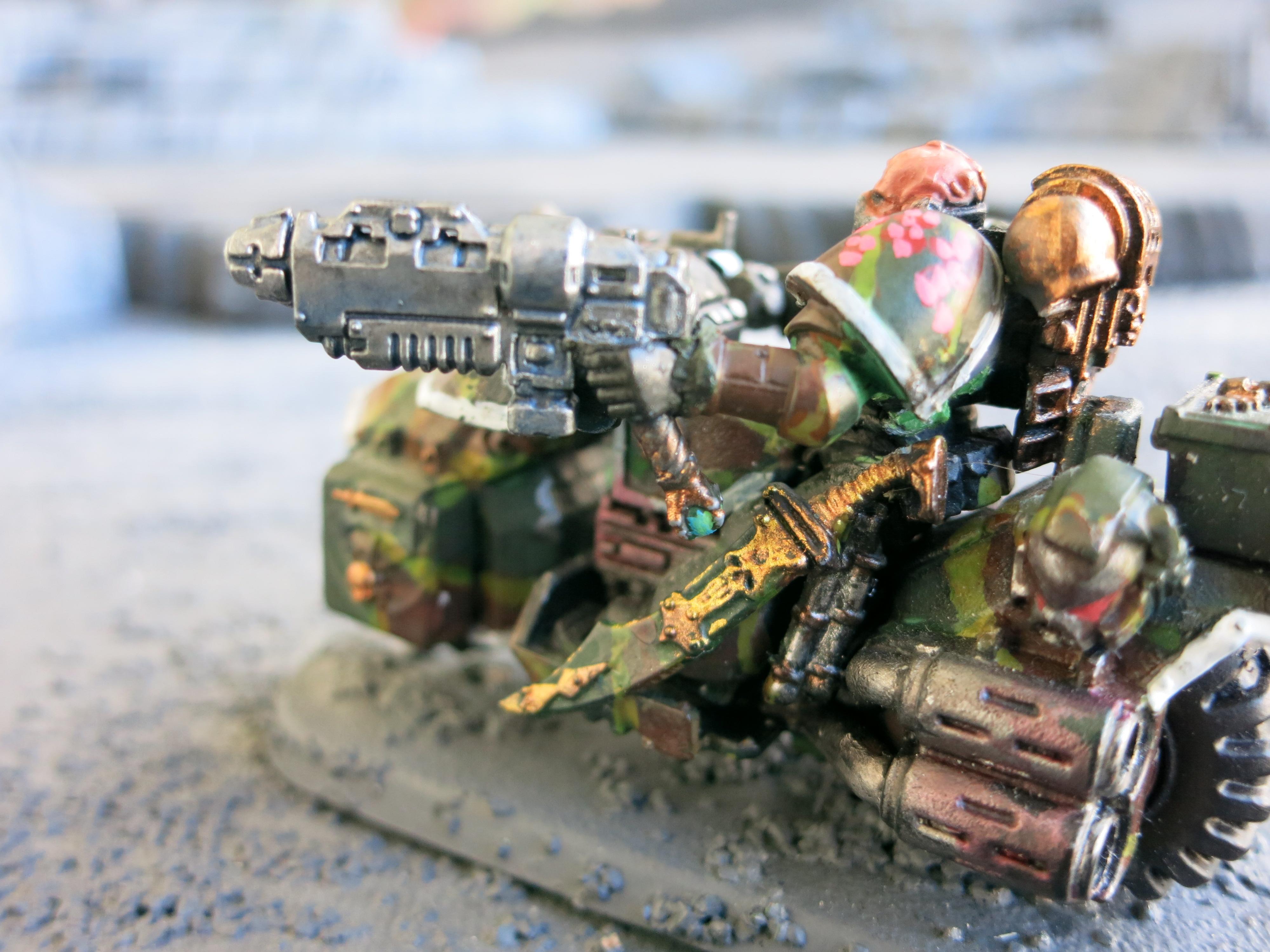 Bike, Camouflage, Grav Gun