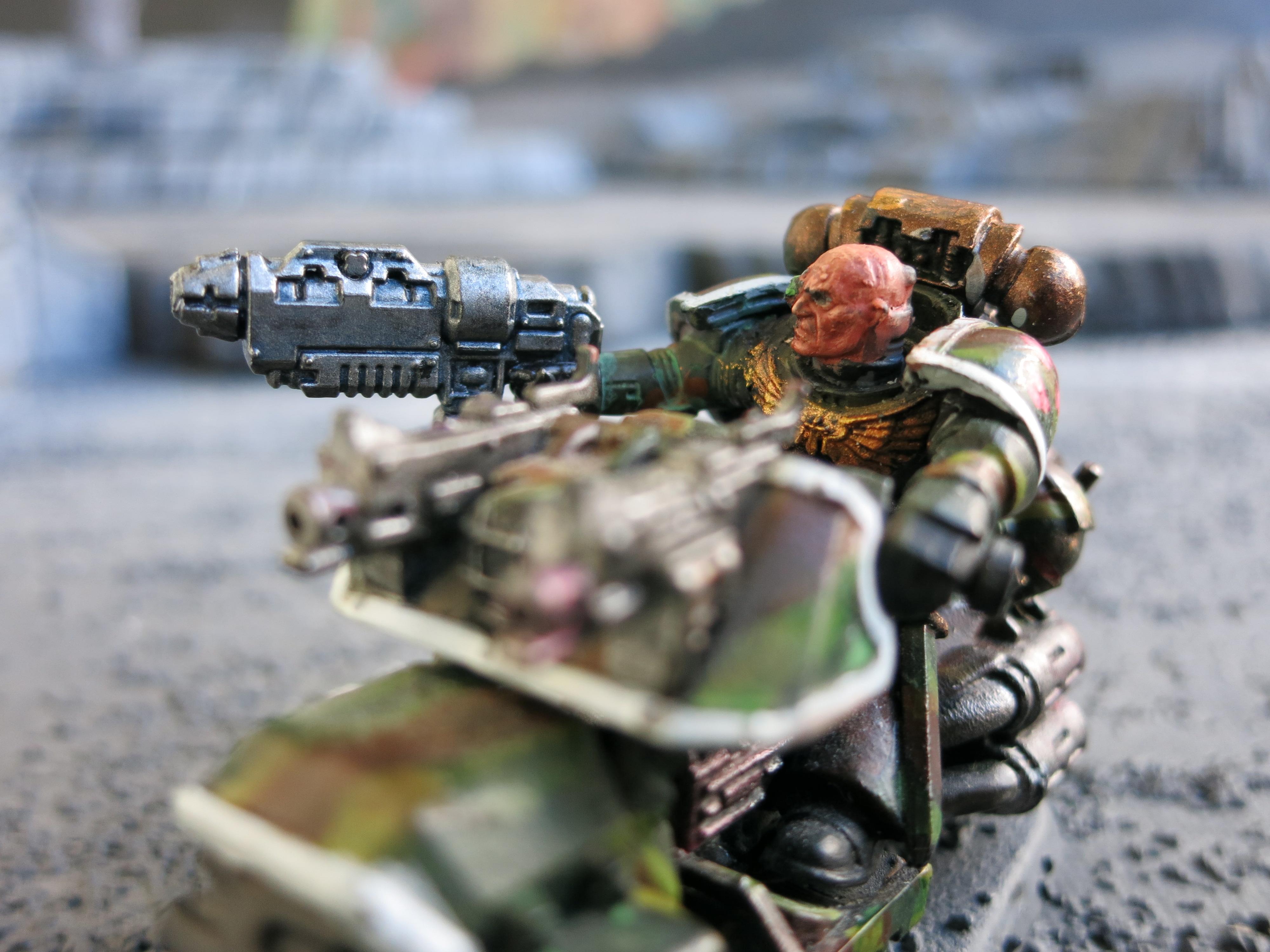 Bike, Camouflage, Grav Gun