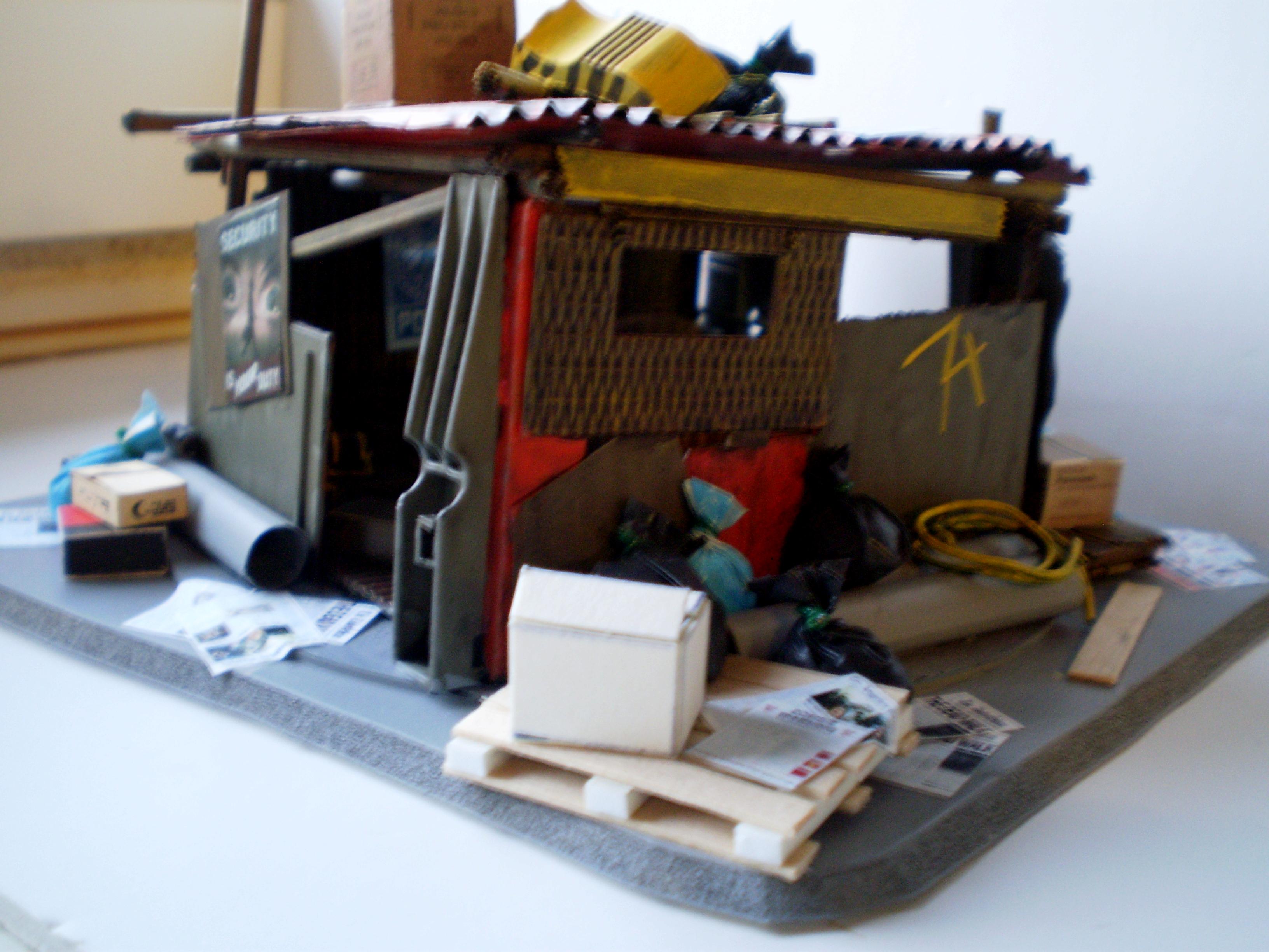 Gun Emplacement, Junk, Newspaper, Paper, Trash, Waste