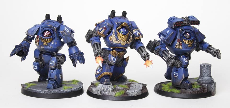 Brush 4 Hire, Contemptor, Forge World, Ultramarines, Warhammer 40,000