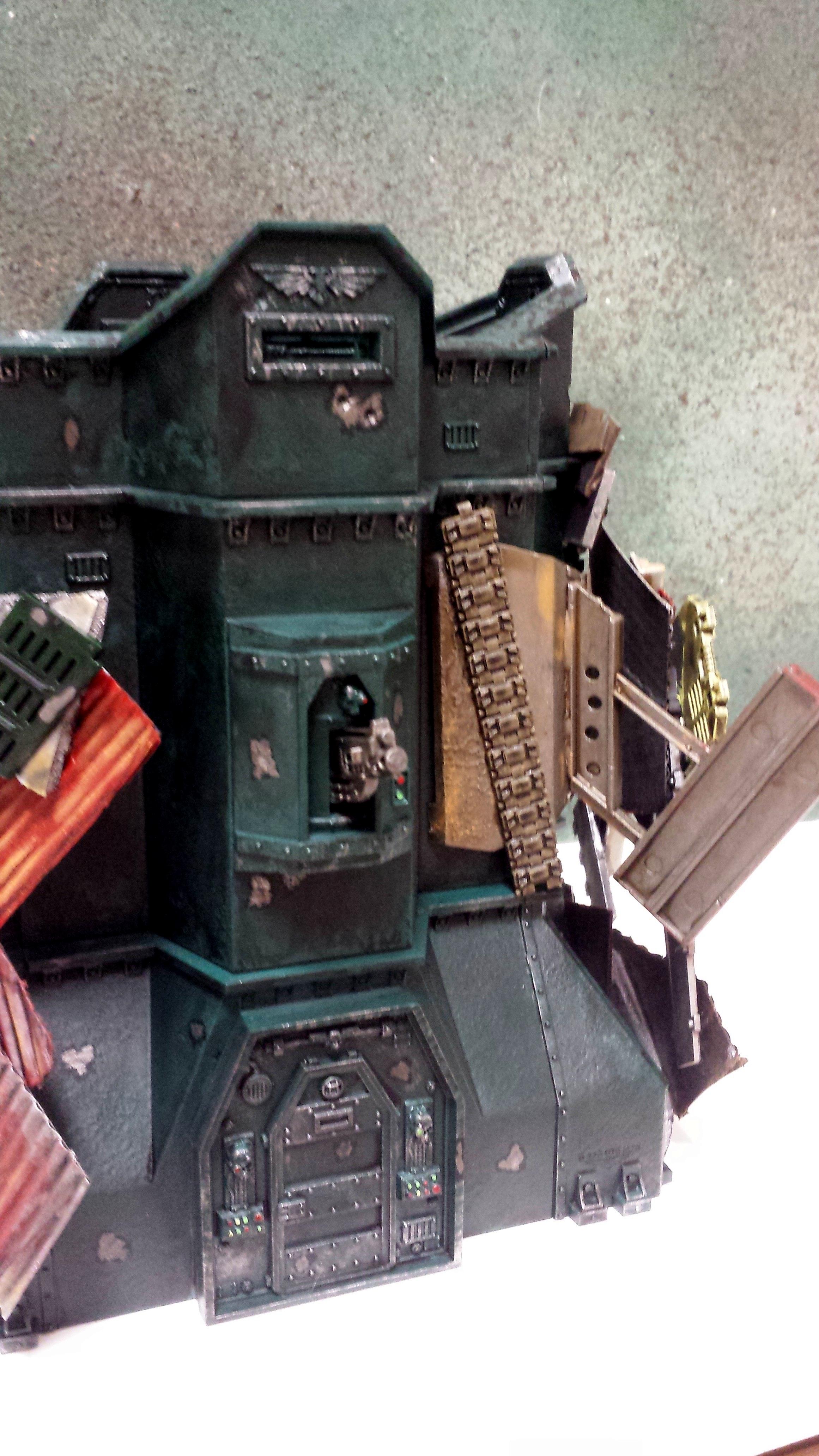 Chaos Space Marines, Custom, Imperial Bastian, Imperial Bastion, Magnet, Orks, Warhammer 40,000