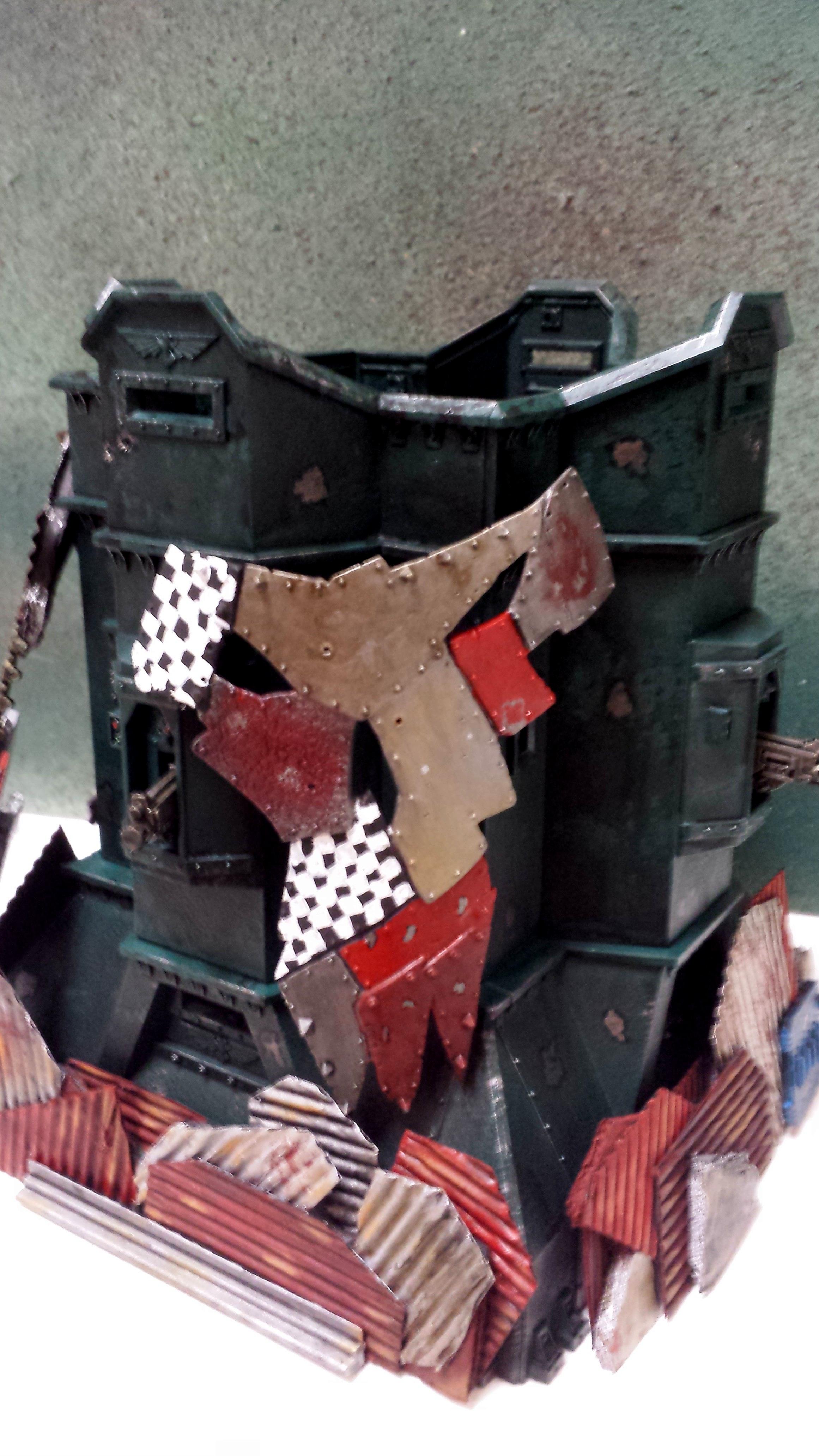 Chaos Space Marines, Custom, Imperial Bastian, Imperial Bastion, Magnet, Orks, Warhammer 40,000
