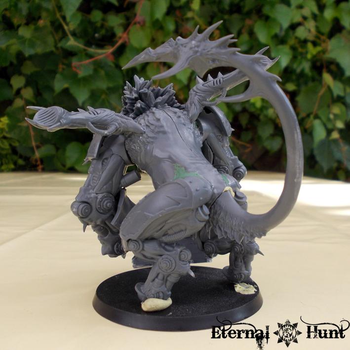 Chaos, Chaos Space Marines, Conversion, Counts As, Daemon Prince, Daemons, Khorne, Khorne's Eternal Hunt, Kitbash, Warhammer 40,000, Work In Progress, World Eaters