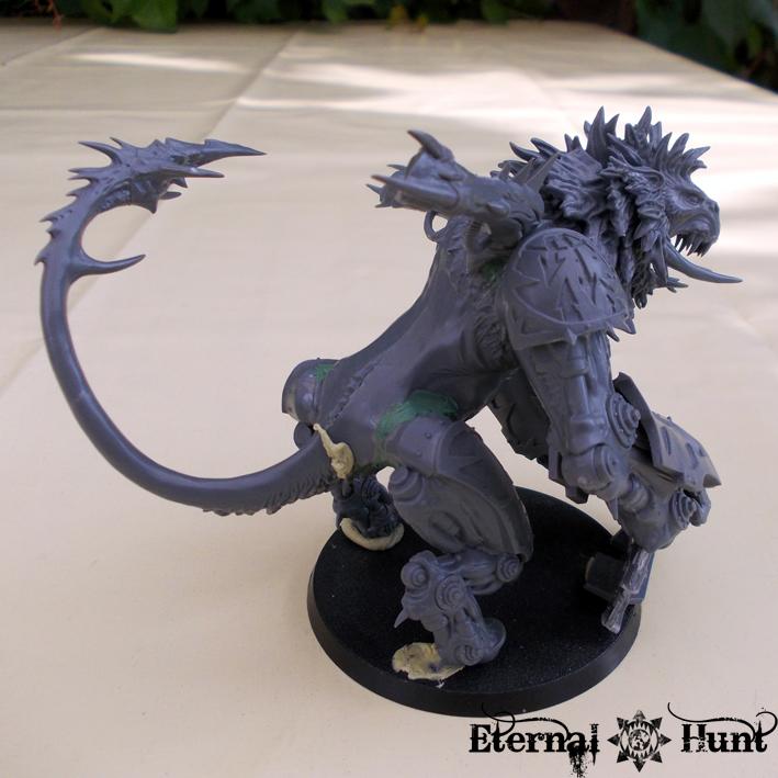 Chaos, Chaos Space Marines, Conversion, Counts As, Daemon Prince, Daemons, Khorne, Khorne's Eternal Hunt, Kitbash, Warhammer 40,000, Work In Progress, World Eaters