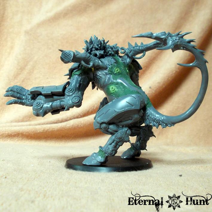 Chaos, Chaos Space Marines, Conversion, Counts As, Daemon Prince, Daemons, Khorne, Khorne's Eternal Hunt, Kitbash, Warhammer 40,000, Work In Progress, World Eaters