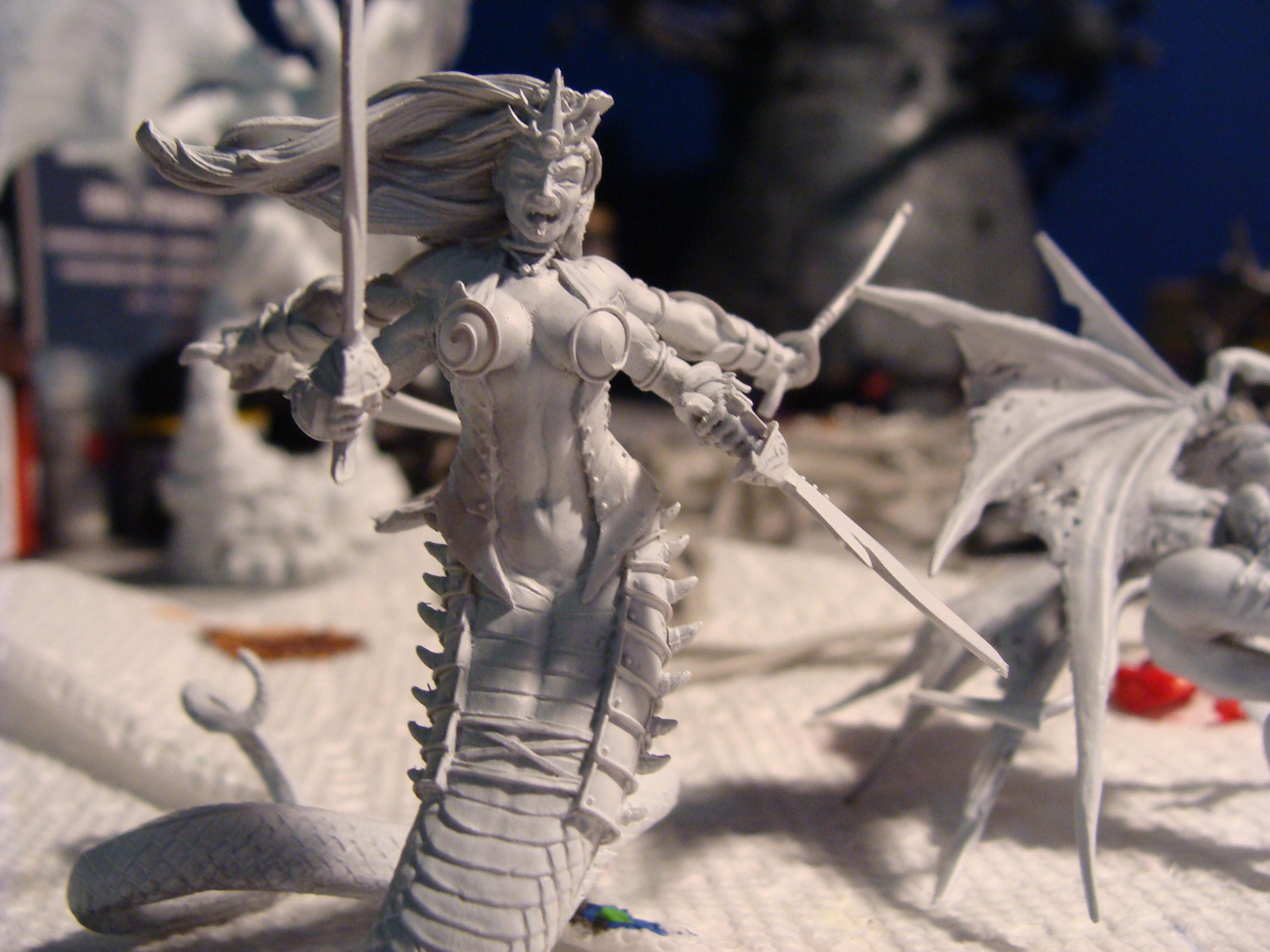 Daemon Princess, Daemonettes, Slaanesh, Work In Progress