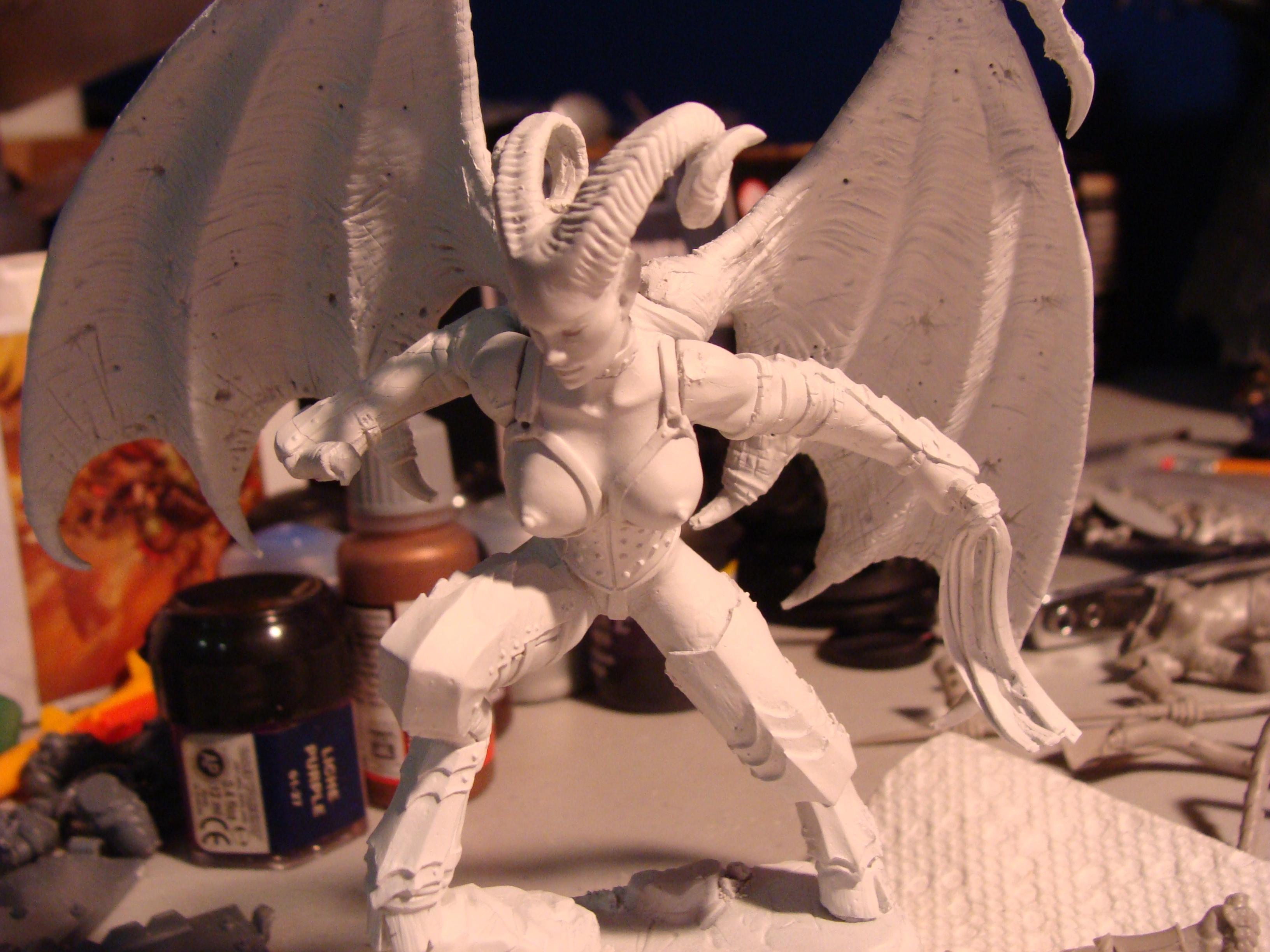Daemon Princess, Daemonettes, Slaanesh, Work In Progress