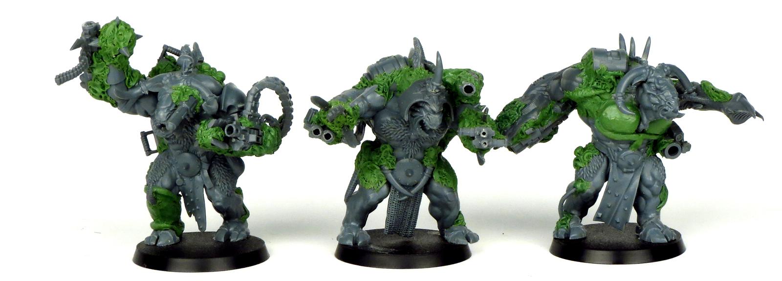 Chaos, Chaos Space Marines, Nurgle, Obliterators