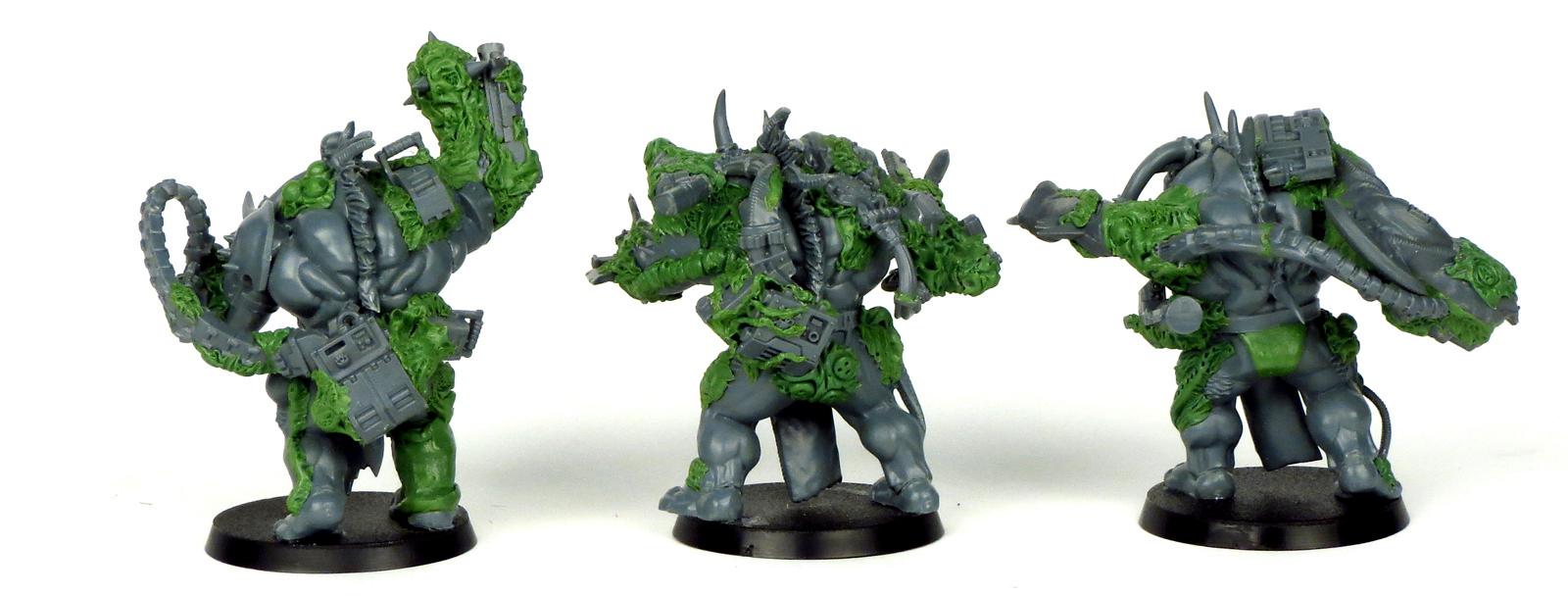 Chaos, Chaos Space Marines, Nurgle, Obliterators