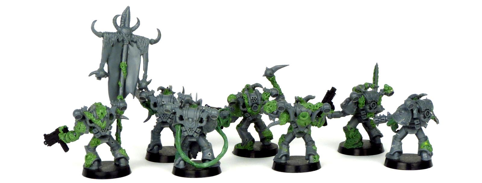 Chaos, Chaos Space Marines, Conversion, Plague Marines
