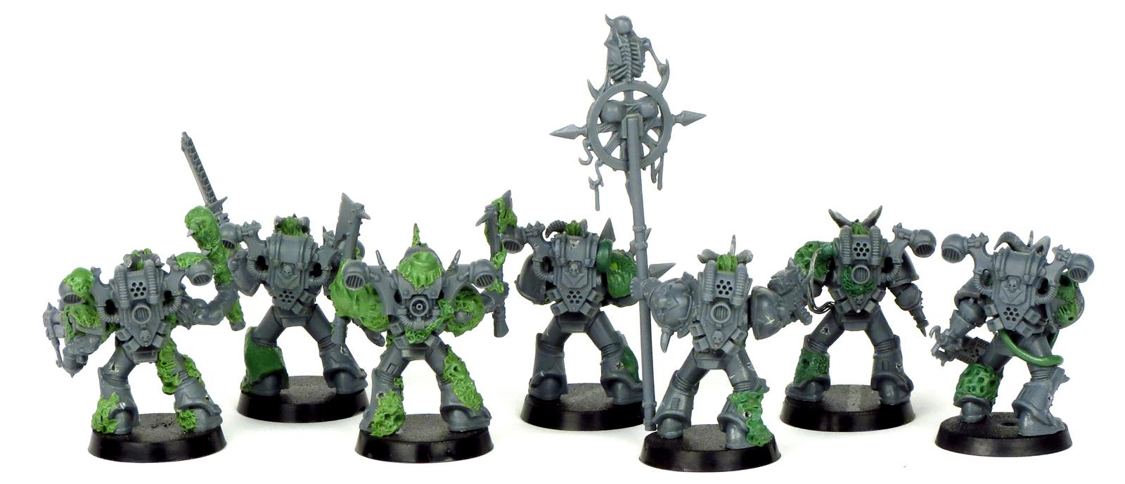 Chaos, Chaos Space Marines, Conversion, Plague Marines