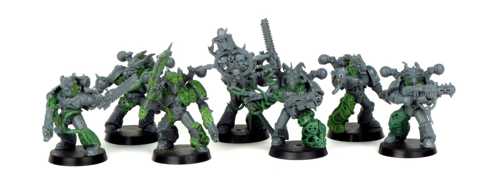 Chaos, Chaos Space Marines, Conversion, Plague Marines