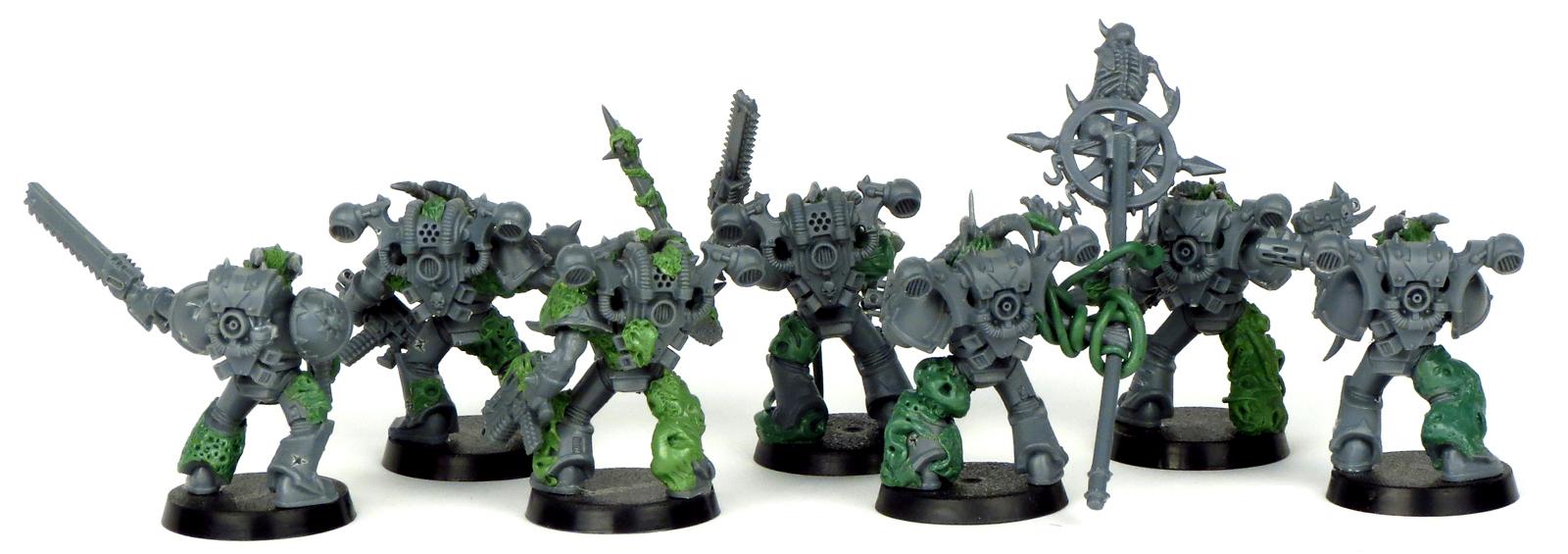Chaos, Chaos Space Marines, Conversion, Plague Marines