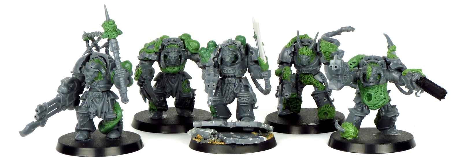 Chaos, Chaos Space Marines, Conversion, Nurgle, Terminator Armor