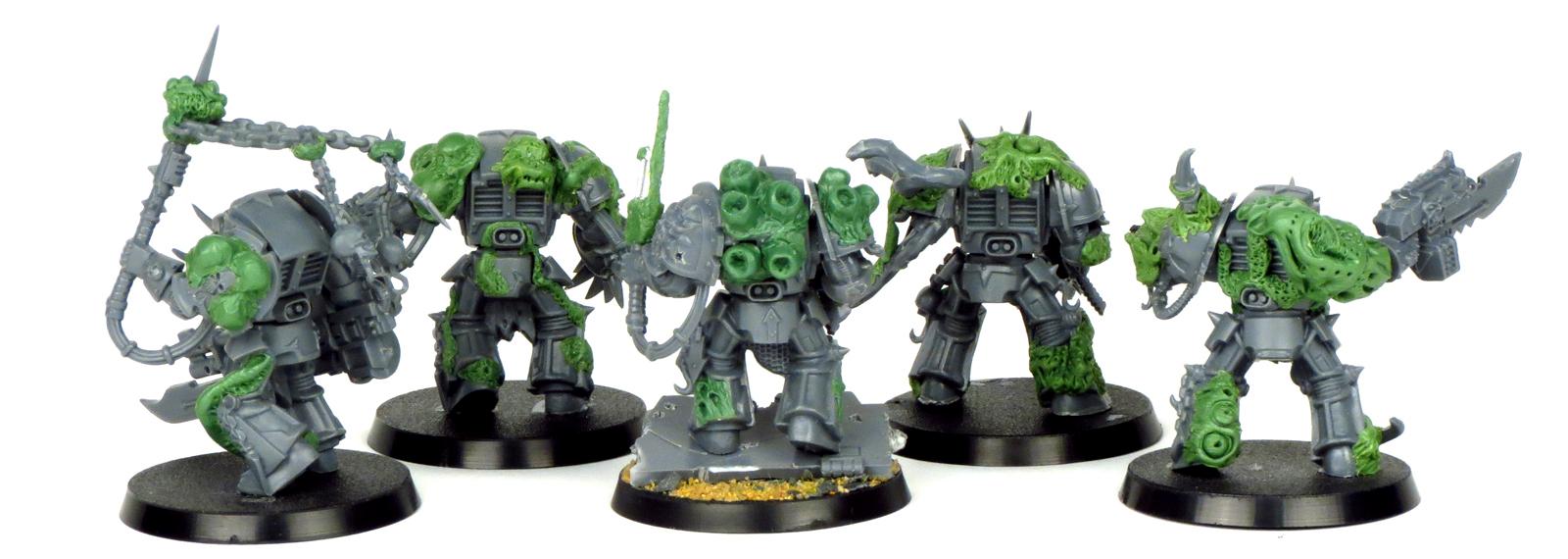 Chaos, Chaos Space Marines, Conversion, Nurgle, Terminator Armor
