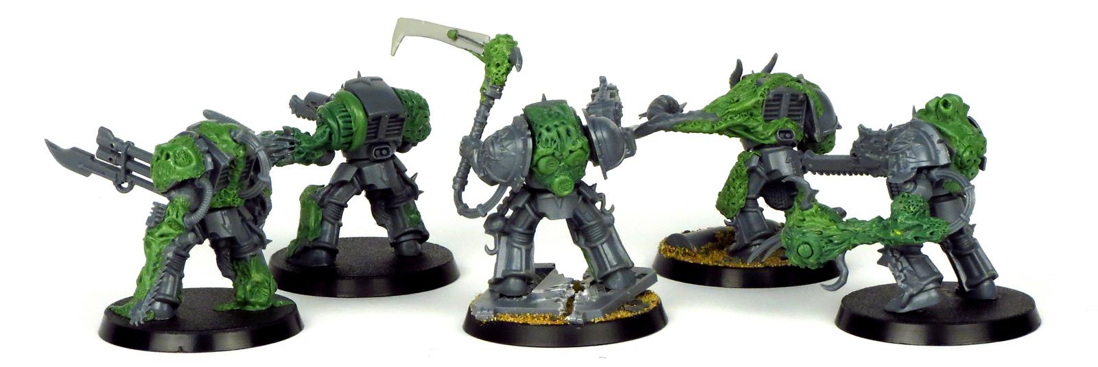 Chaos, Chaos Space Marines, Conversion, Nurgle, Terminator Armor